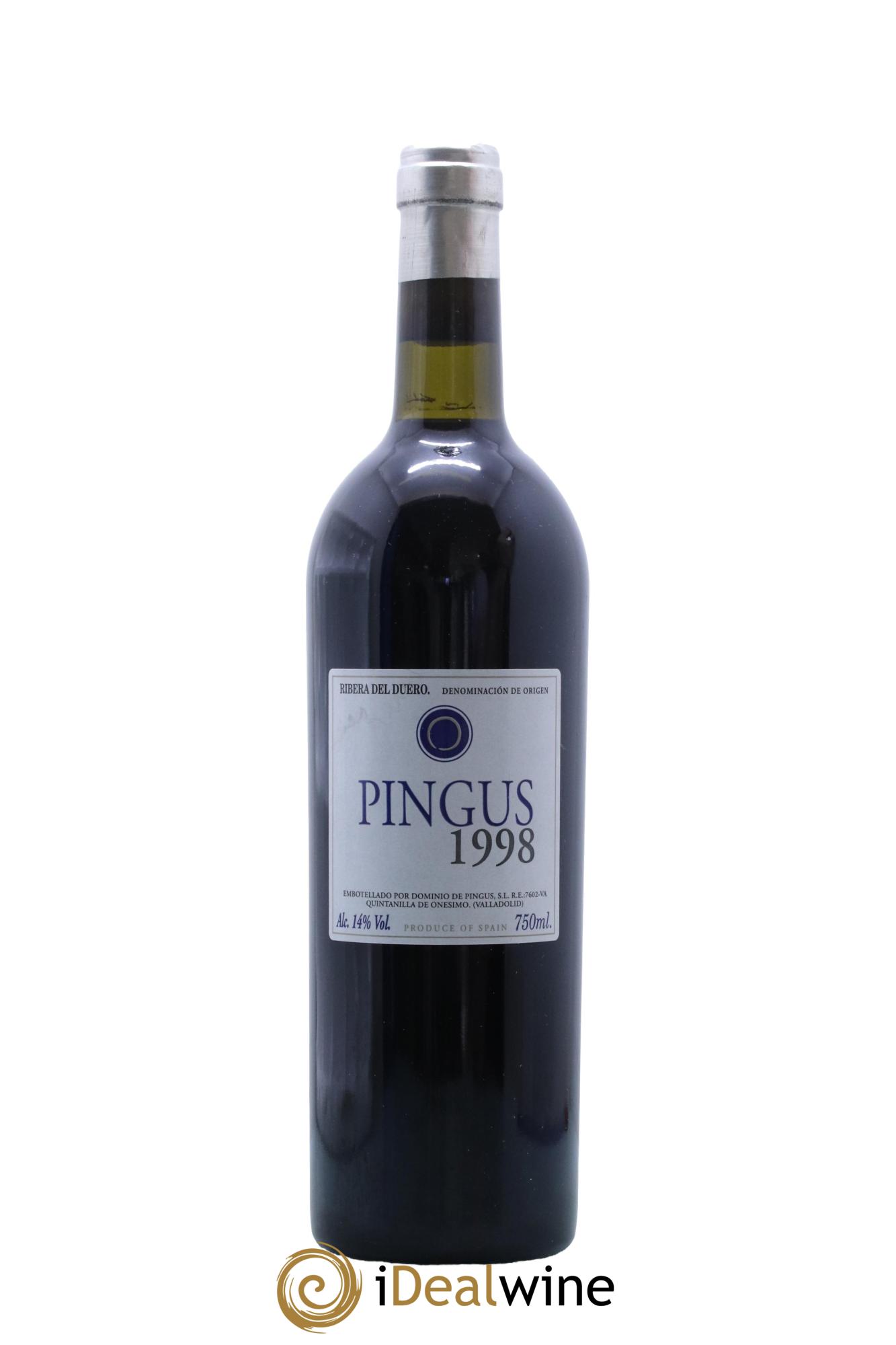 Ribera Del Duero Pingus Dominio de Pingus - Peter Sisseck 1998 - Lotto di 1 bottiglia - 0