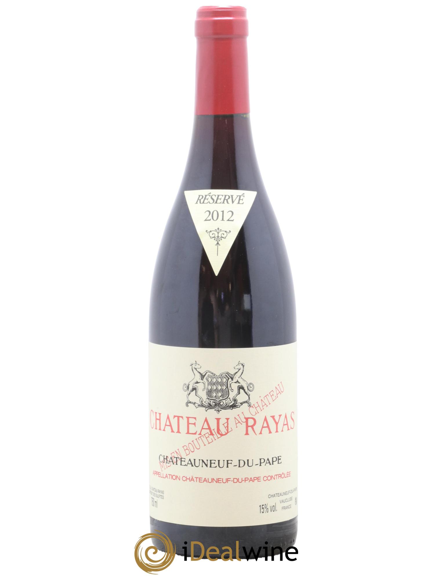 Châteauneuf-du-Pape Château Rayas Emmanuel Reynaud 2012 - Lot de 1 bouteille - 0