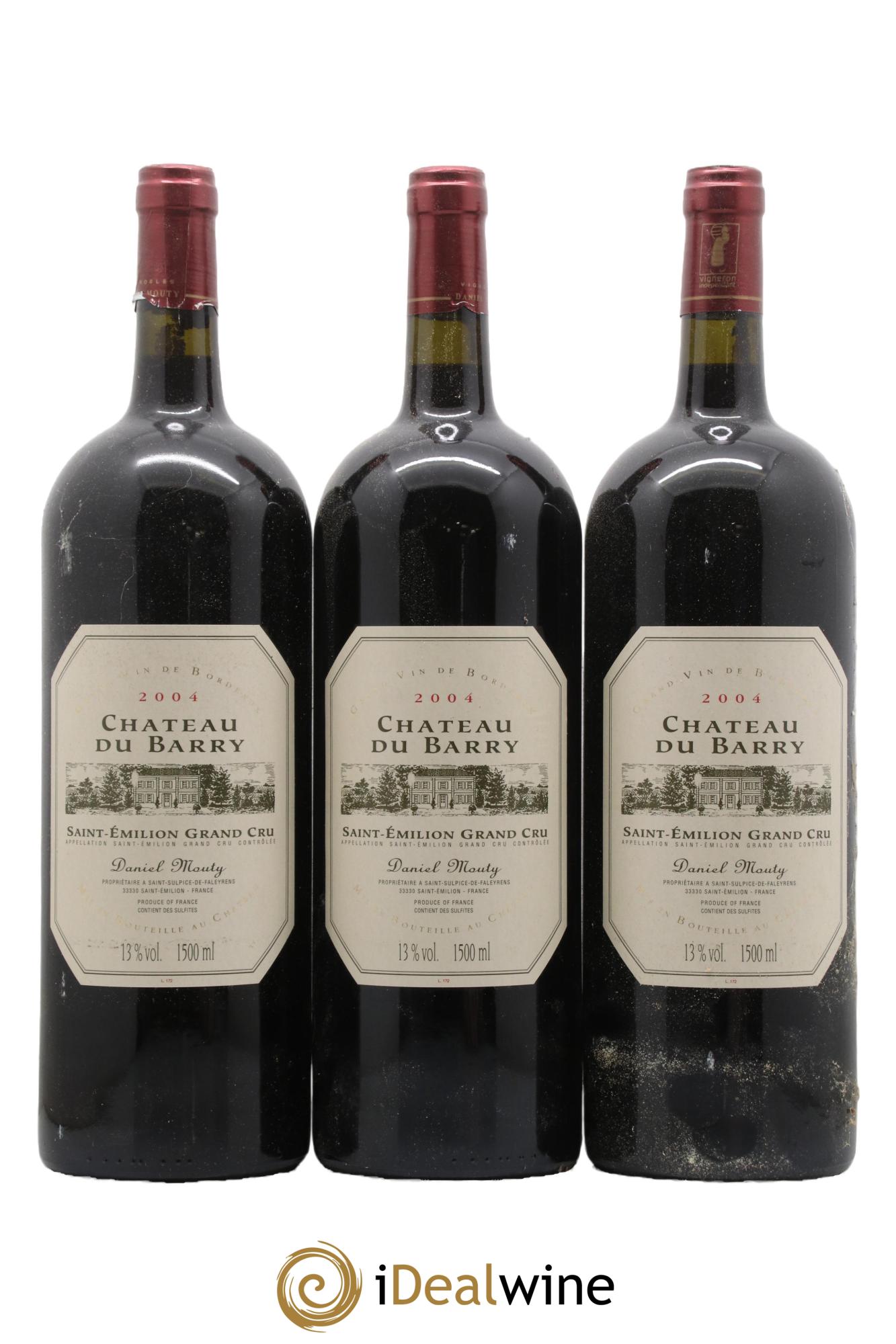 Saint-Émilion Grand Cru Château du Barry 2004 - Lot de 6 magnums - 2