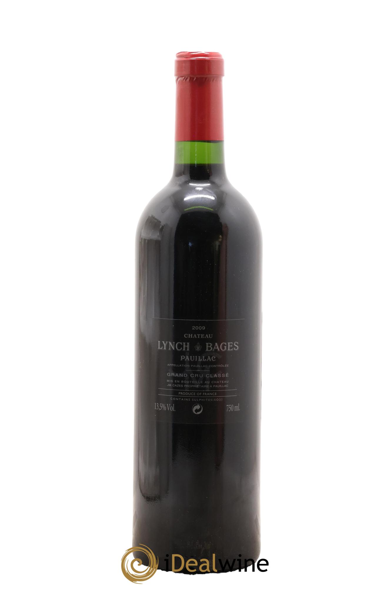 Château Lynch Bages 5ème Grand Cru Classé 2009 - Lot de 1 bouteille - 1