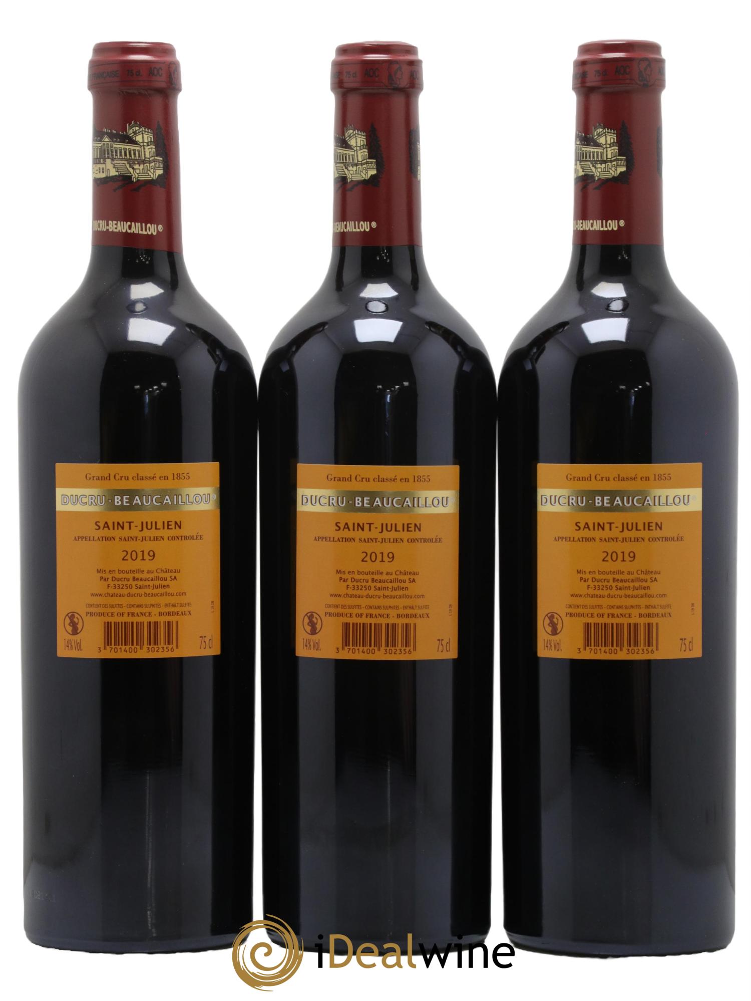 Château Ducru Beaucaillou 2ème Grand Cru Classé 2019 - Posten von 6 Flaschen - 2
