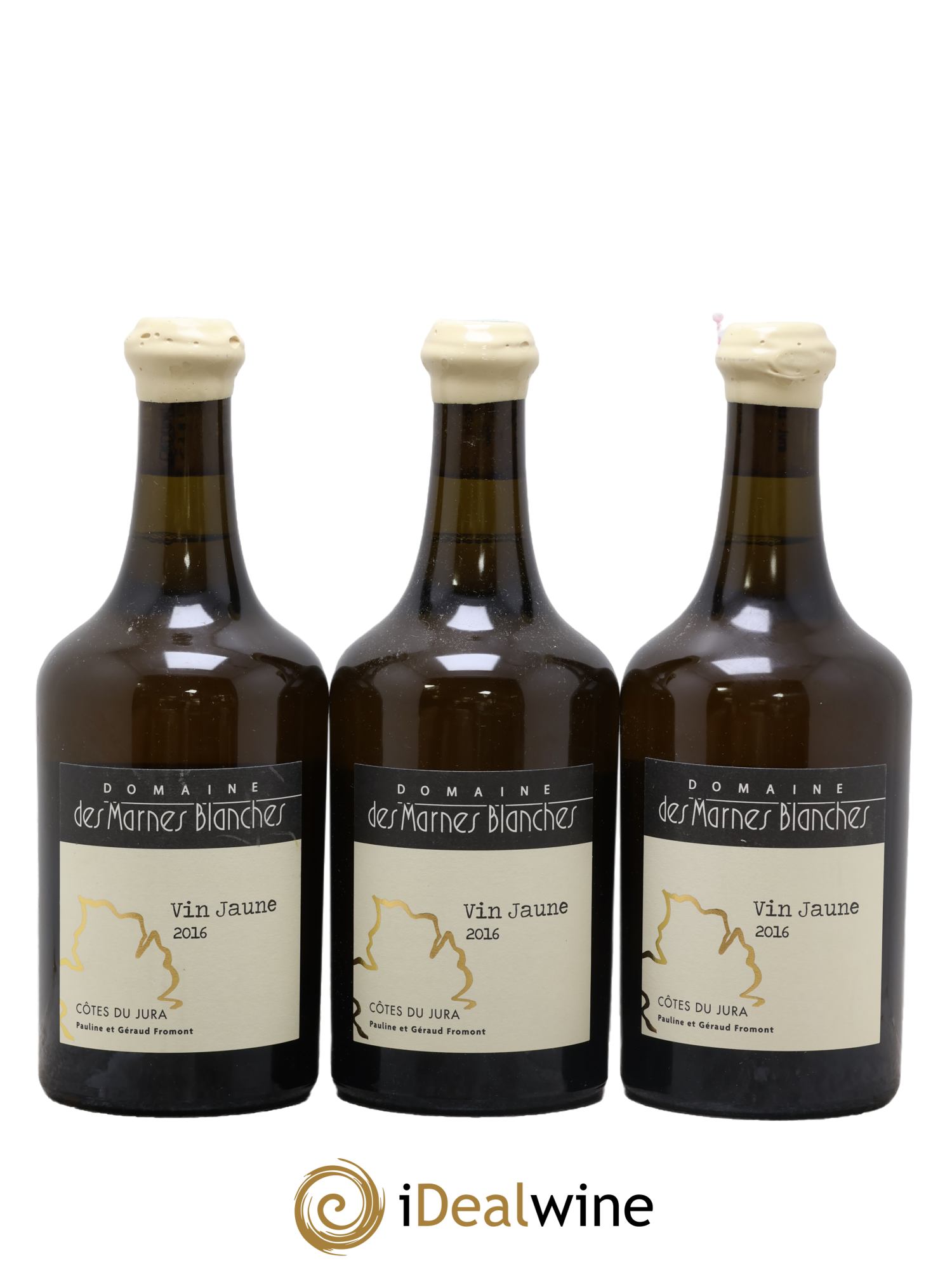 Côtes du Jura Vin Jaune Marnes Blanches (Domaine des) 2016 - Lot de 3 clavelins - 0