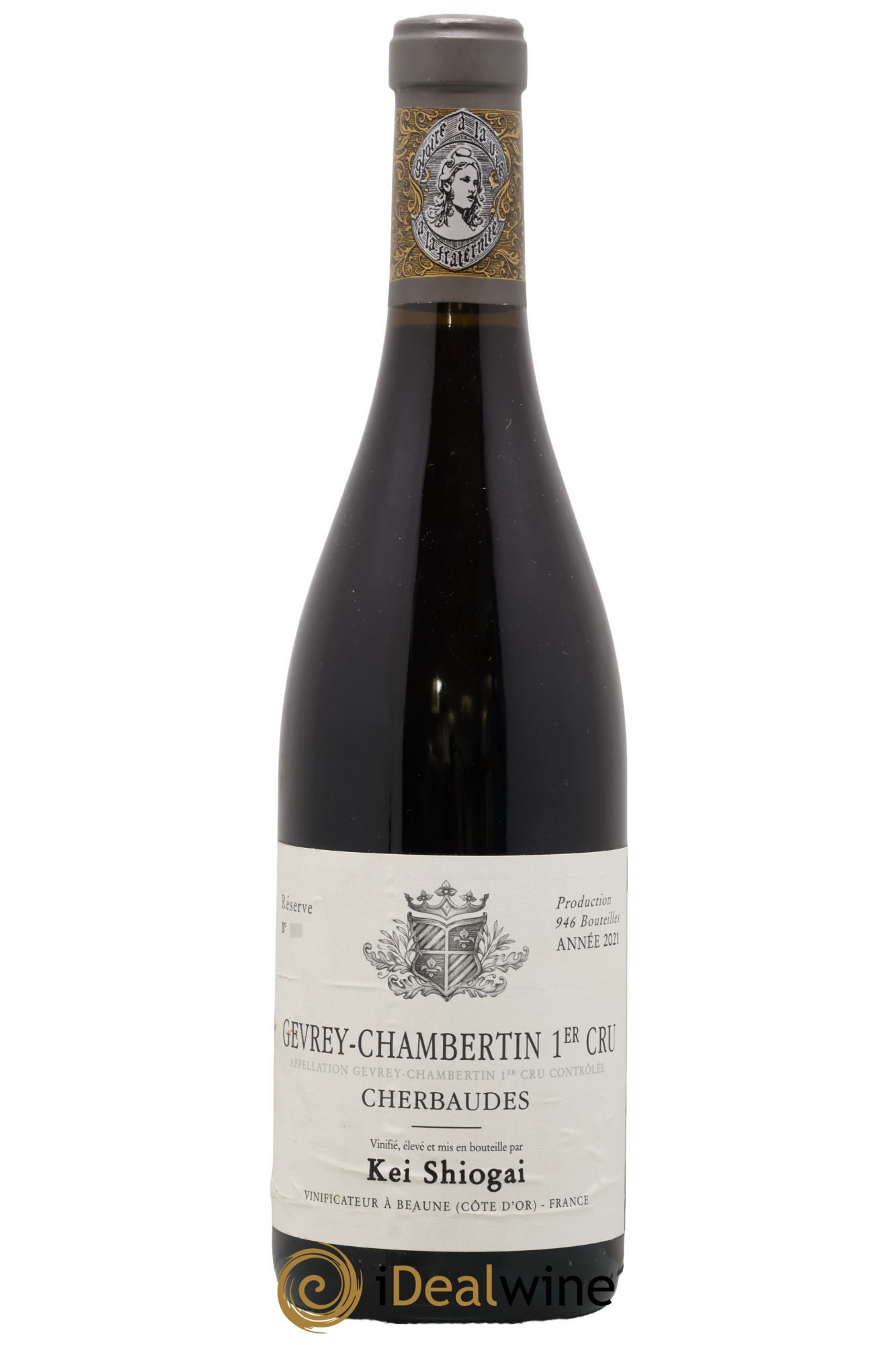 Gevrey-Chambertin 1er Cru Cherbaudes Kei Shiogai 2021 - Lot de 1 bouteille - 0
