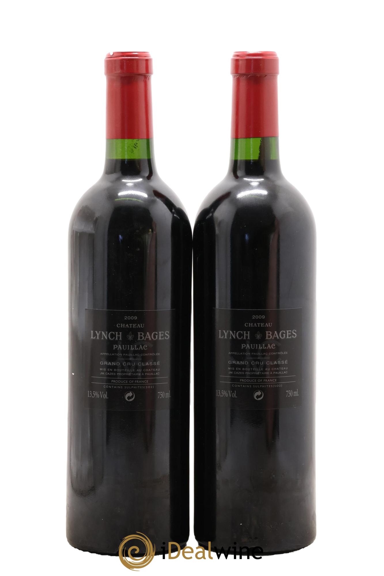 Château Lynch Bages 5ème Grand Cru Classé 2009 - Lot de 2 bouteilles - 1