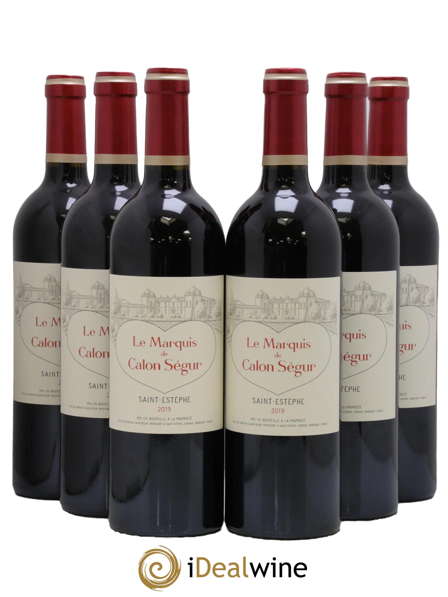 Marquis de Calon Second Vin 2019 - Lot de 6 bouteilles - 0