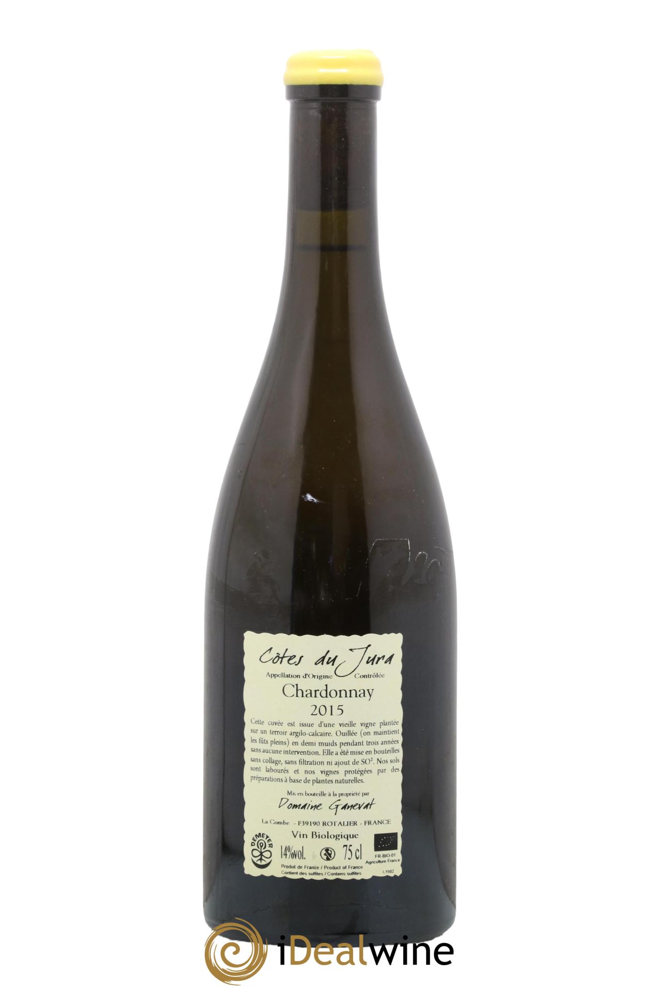Côtes du Jura Les Chamois du Paradis Jean-François Ganevat (Domaine) 2015 - Lot de 1 bouteille - 1