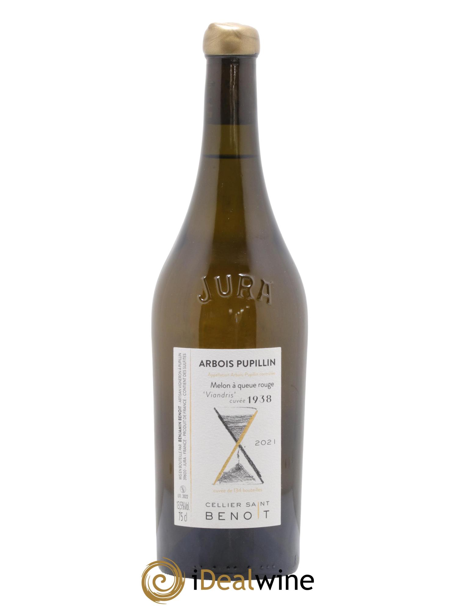 Arbois Viandris 1938 Cellier Saint Benoît 2021 - Lotto di 1 bottiglia - 0