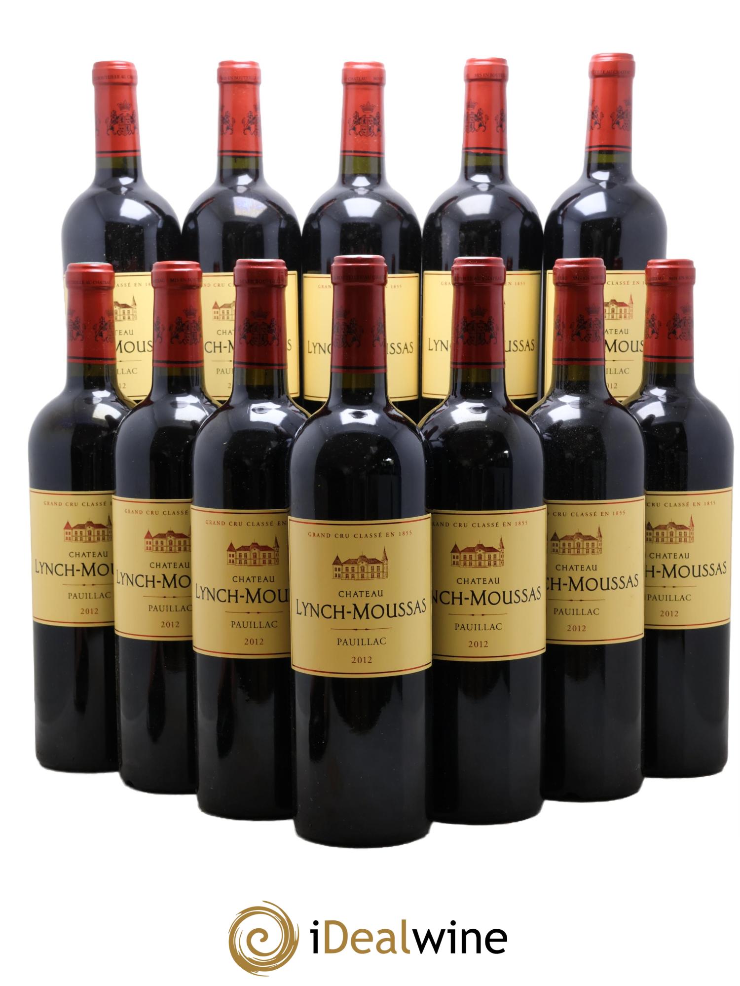 Château Lynch Moussas 5ème Grand Cru Classé 2012 - Lotto di 12 bottiglie - 0