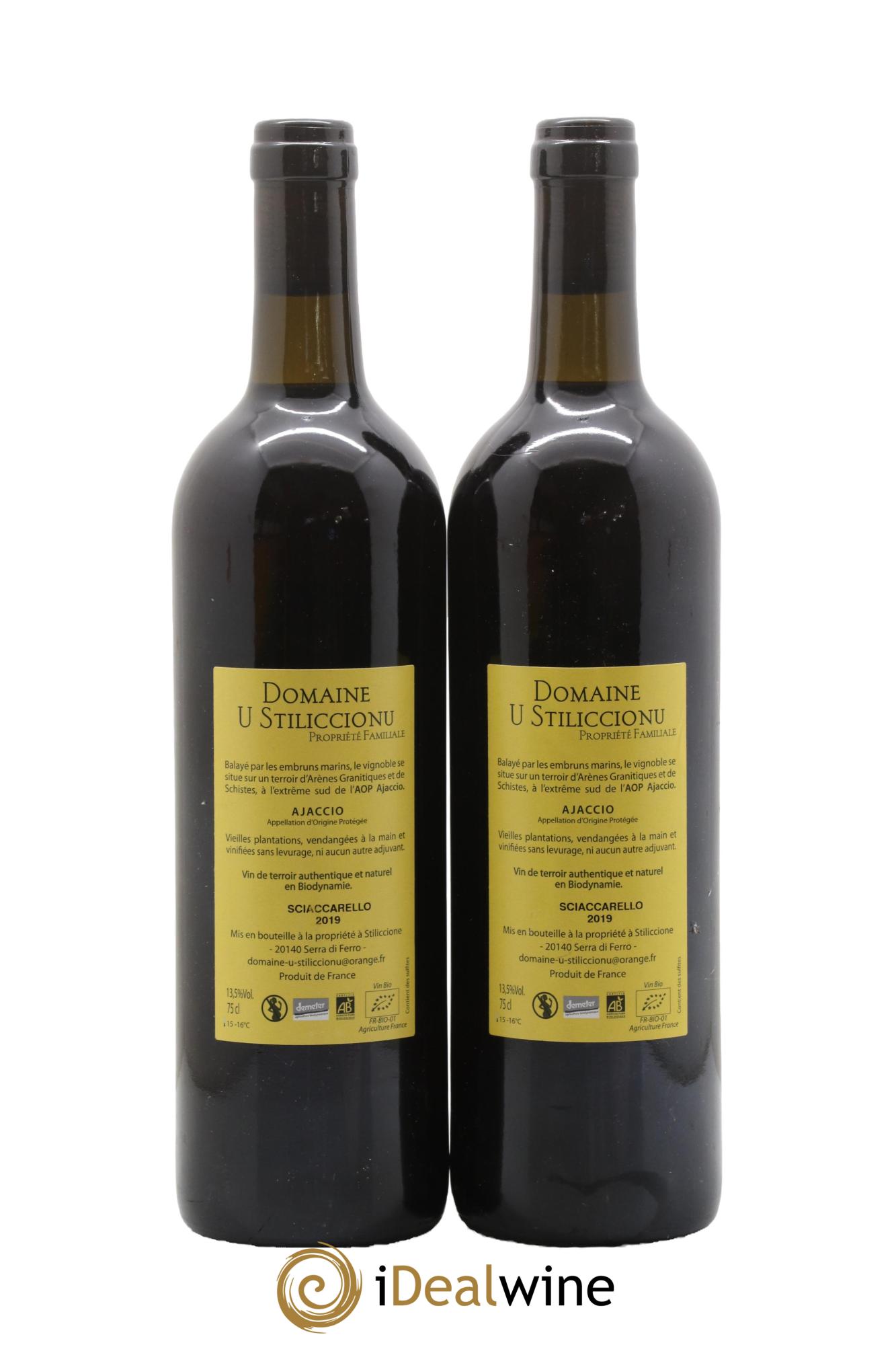 Ajaccio Antica Domaine U Stiliccionu 2019 - Lot of 2 bottles - 1