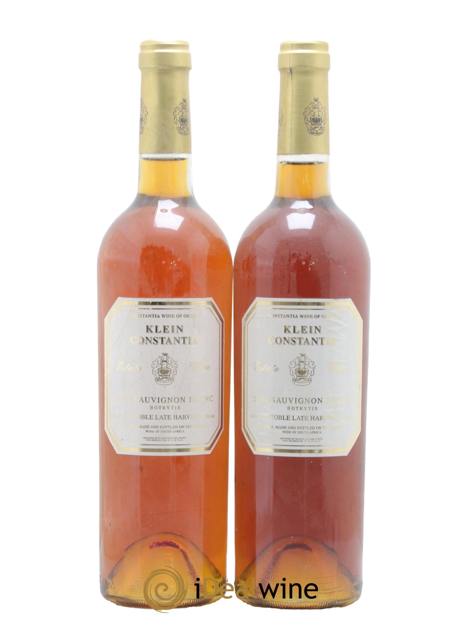 Vins Etrangers Sauvignon Blanc Botrytis Noble Late Harvest Klein Constantia 2002 - Lotto di 2 bottiglie - 0