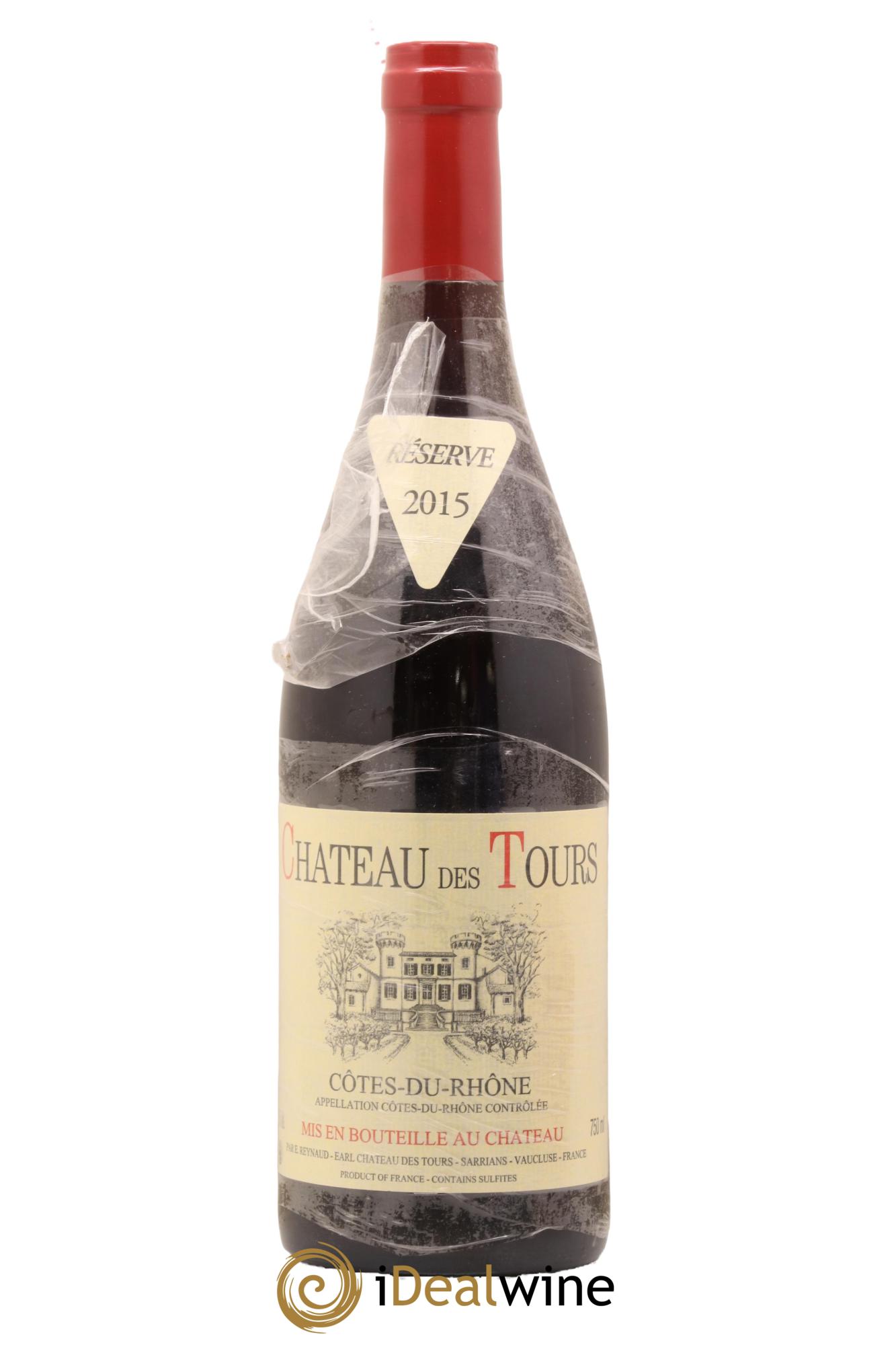 Côtes-du-Rhône Château des Tours Emmanuel Reynaud 2015 - Lot de 1 bouteille - 0
