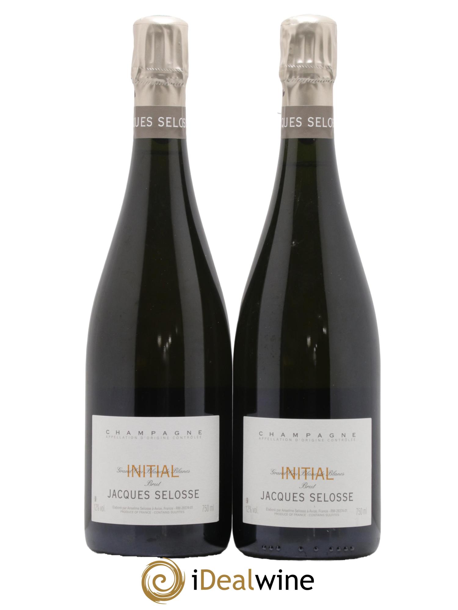 Initial Brut Jacques Selosse - Lot de 2 bouteilles - 0