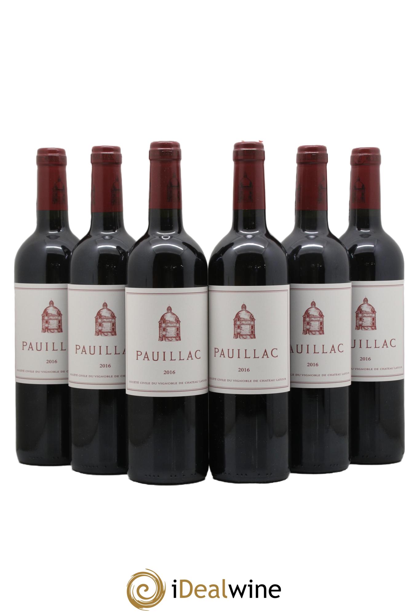 Pauillac de Château Latour 2016 - Lot de 6 bouteilles - 0