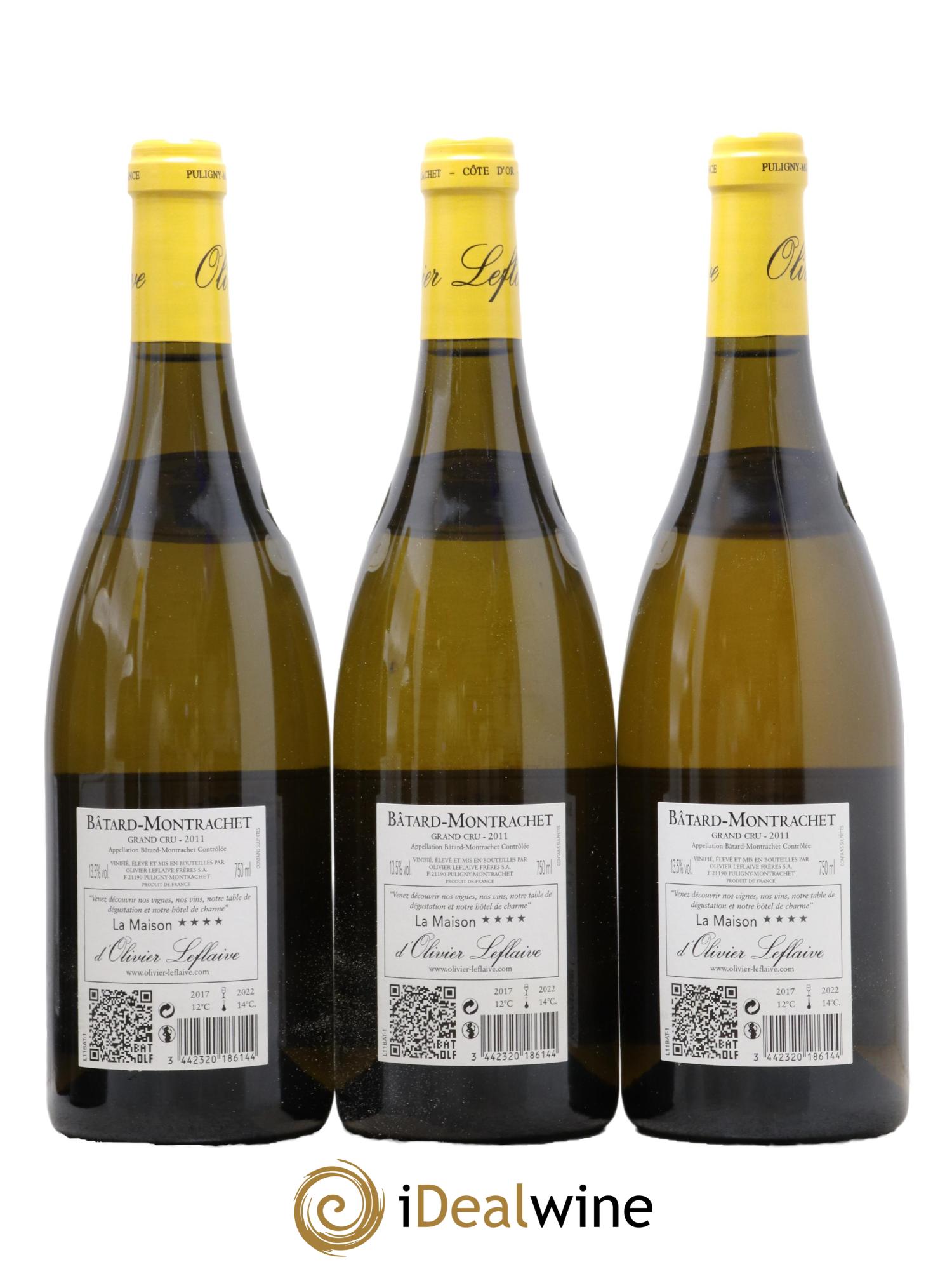 Bâtard-Montrachet Grand Cru Olivier Leflaive 2011 - Posten von 6 Flaschen - 2