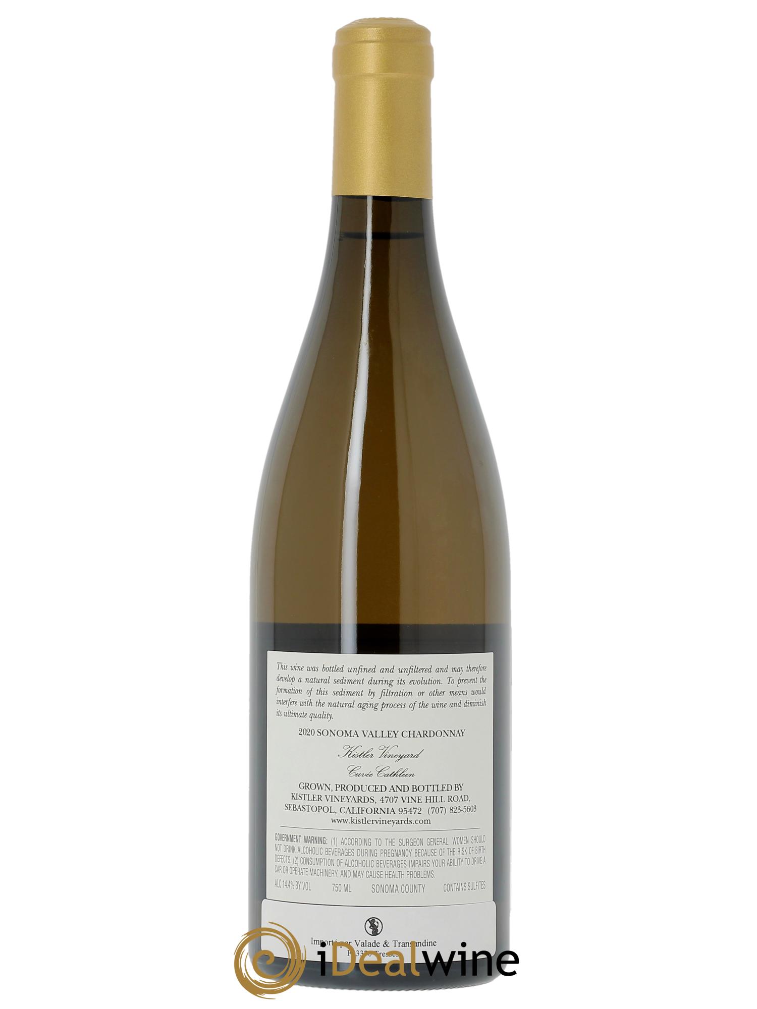 Sonoma Valley Chardonnay Cuvée Cathleen Kistler  2020 - Posten von 1 Flasche - 1