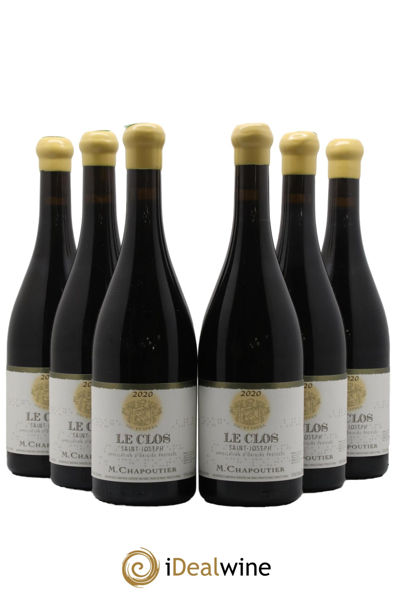 Saint-Joseph Le Clos Chapoutier  2020 - Lot de 6 bouteilles - 0