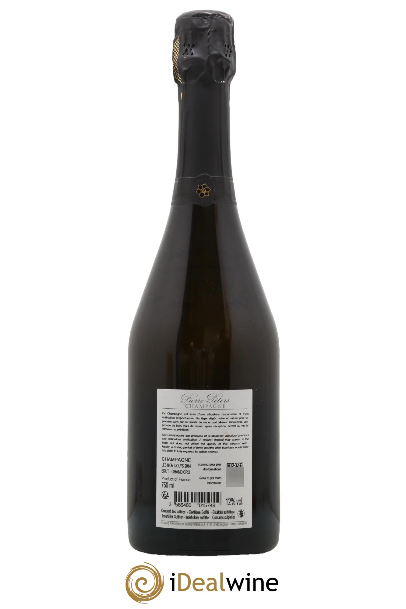 Les Montjolys Brut Blanc de Blancs Cuvée Spéciale Pierre Péters 2014 - Lotto di 1 bottiglia - 1