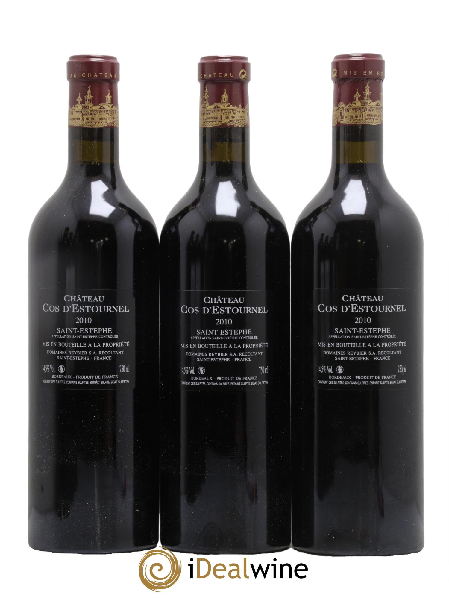 Cos d'Estournel 2ème Grand Cru Classé 2010 - Lot de 6 bouteilles - 4