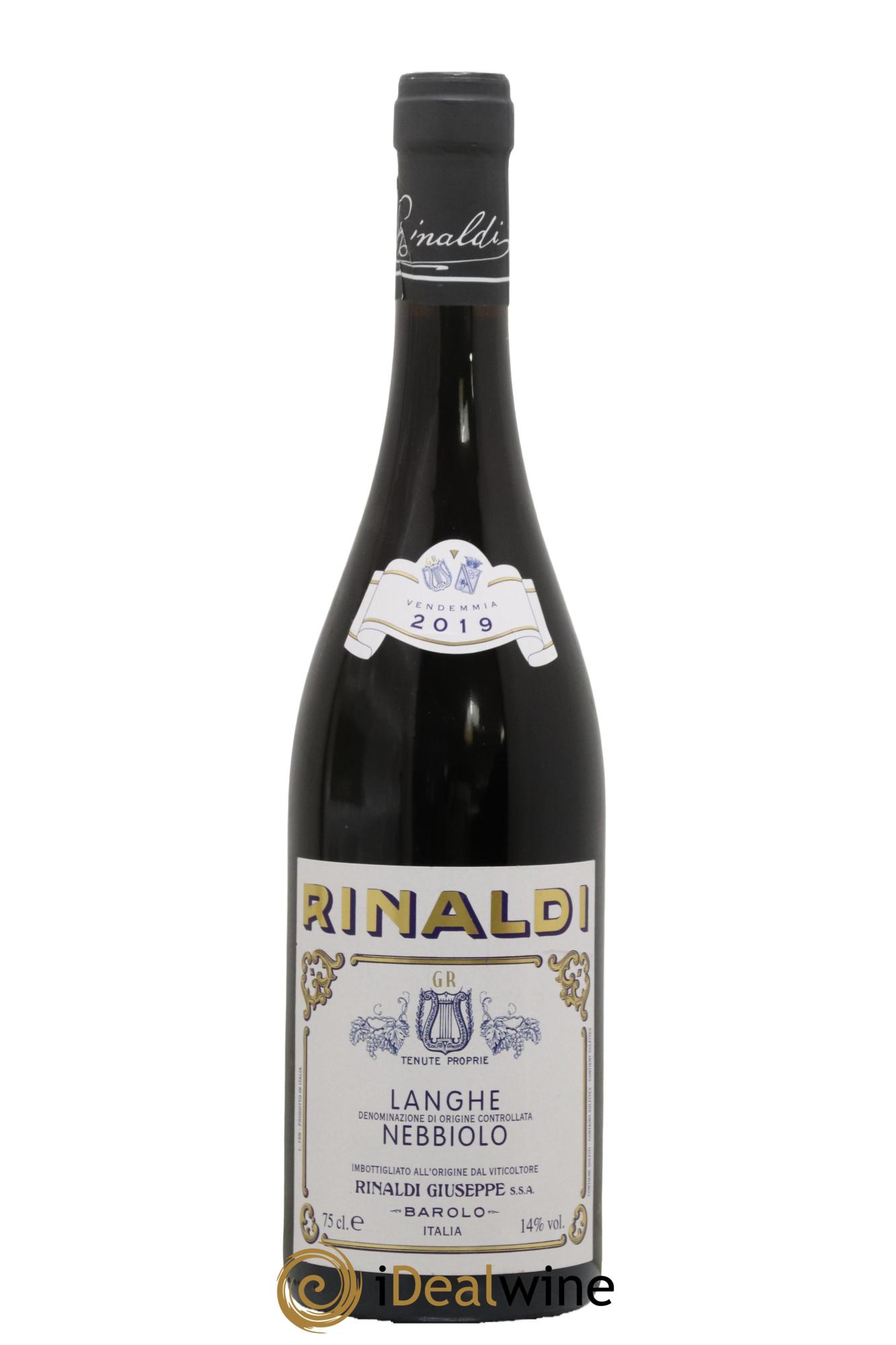 Langhe DOC Nebbiolo Giuseppe Rinaldi 2019 - Lot de 1 bouteille - 0