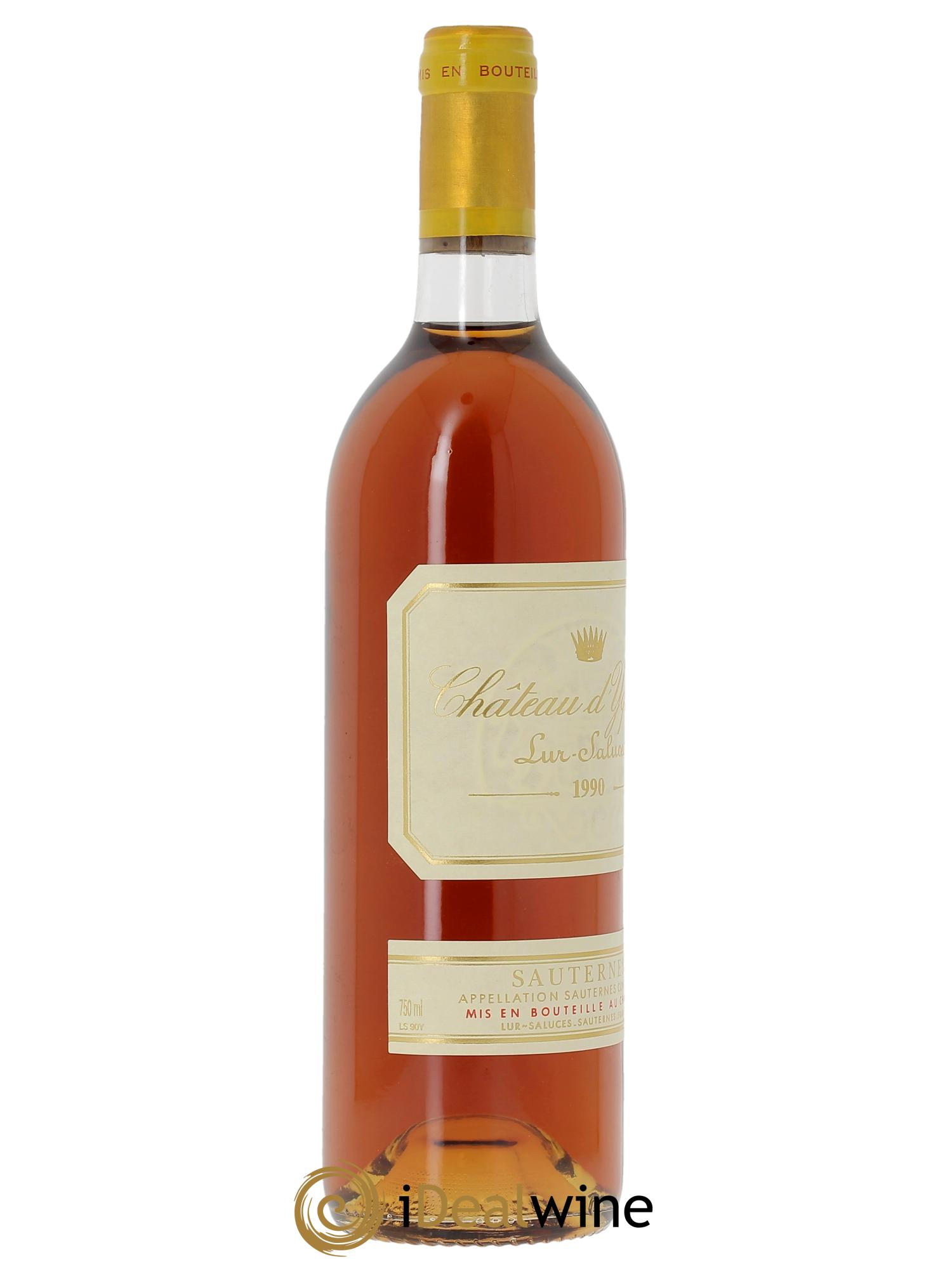 Château d' Yquem 1er Cru Classé Supérieur (CBO à partir de 12 bts) 1990 - Lot de 1 bouteille - 2