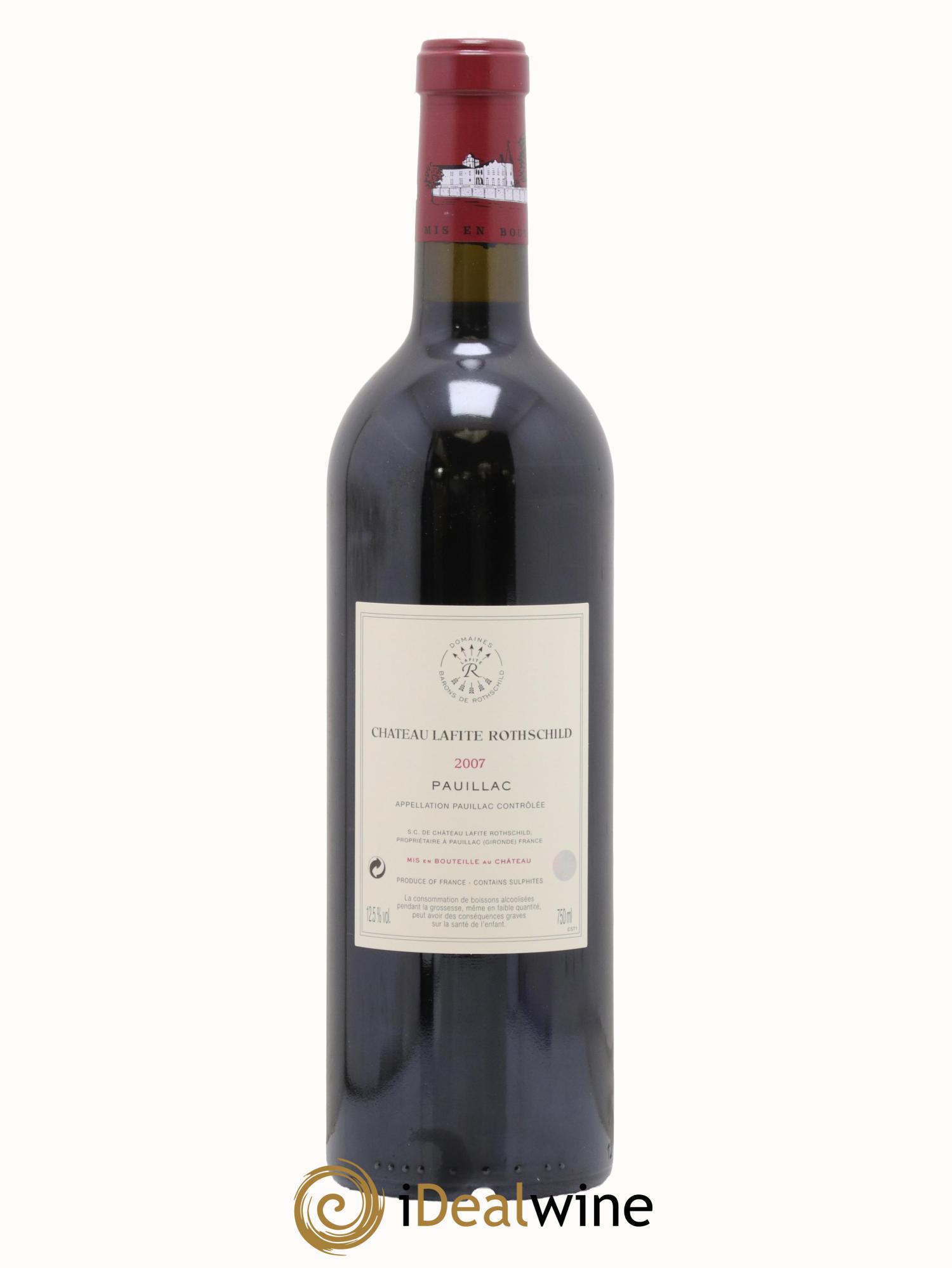 Château Lafite Rothschild 1er Grand Cru Classé 2007 - Lot of 1 bottle - 1