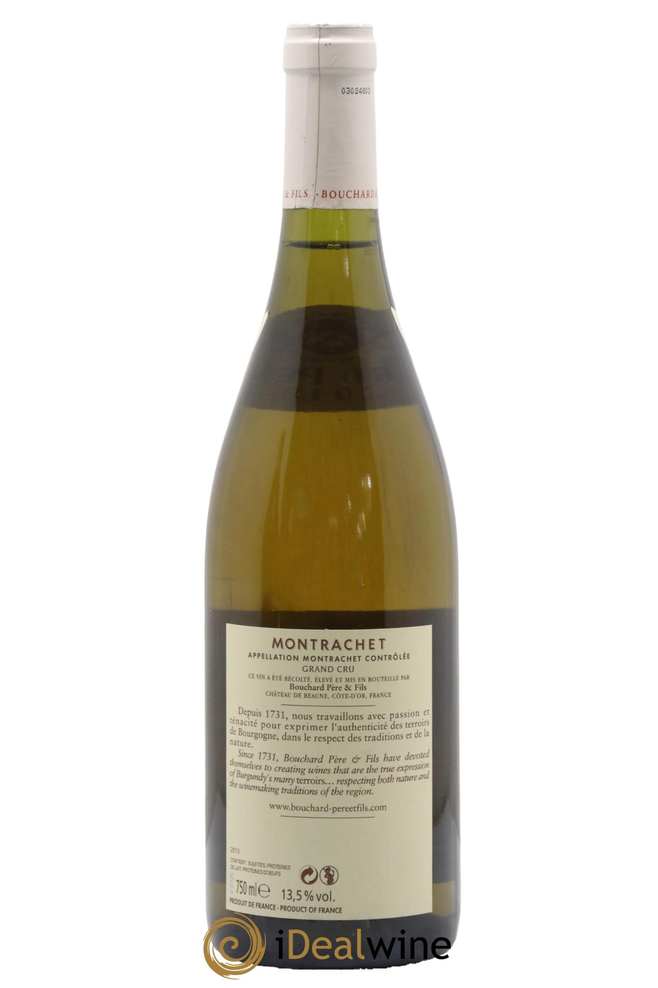 Montrachet Grand Cru Bouchard Père & Fils 2013 - Lot de 1 bouteille - 1