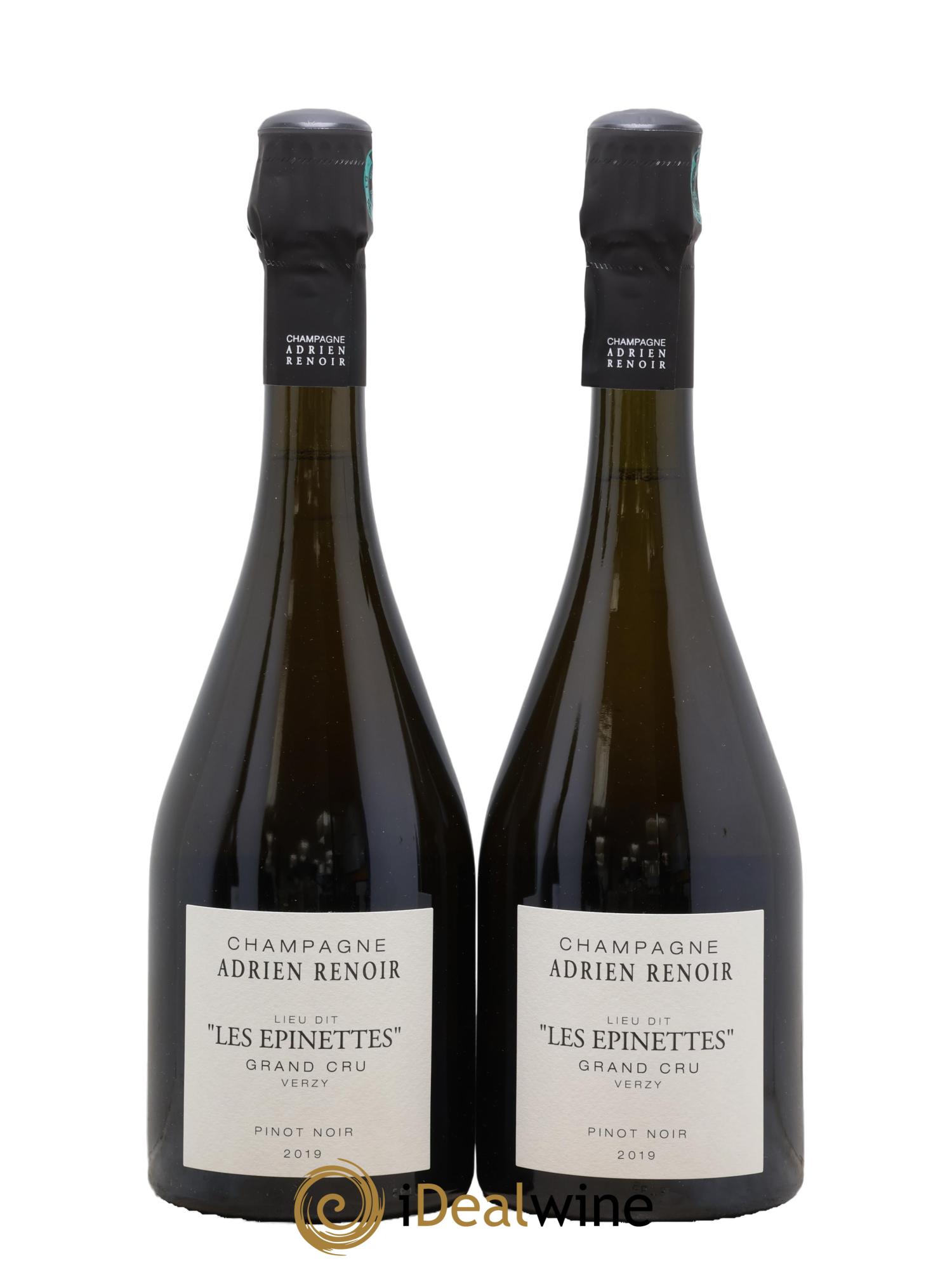 Les Epinettes Adrien Renoir 2019 - Posten von 2 Flaschen - 0