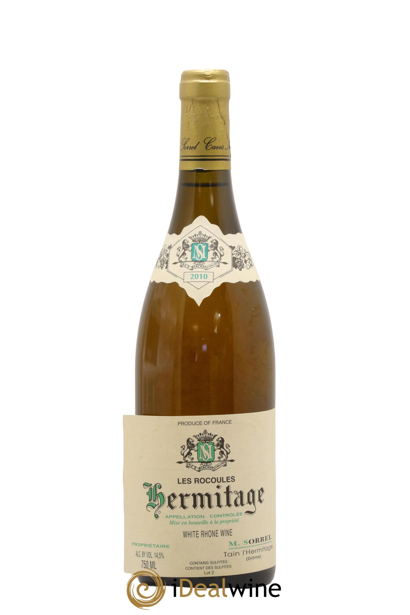 Hermitage Les Rocoules Marc Sorrel 2010 - Lotto di 1 bottiglia - 0