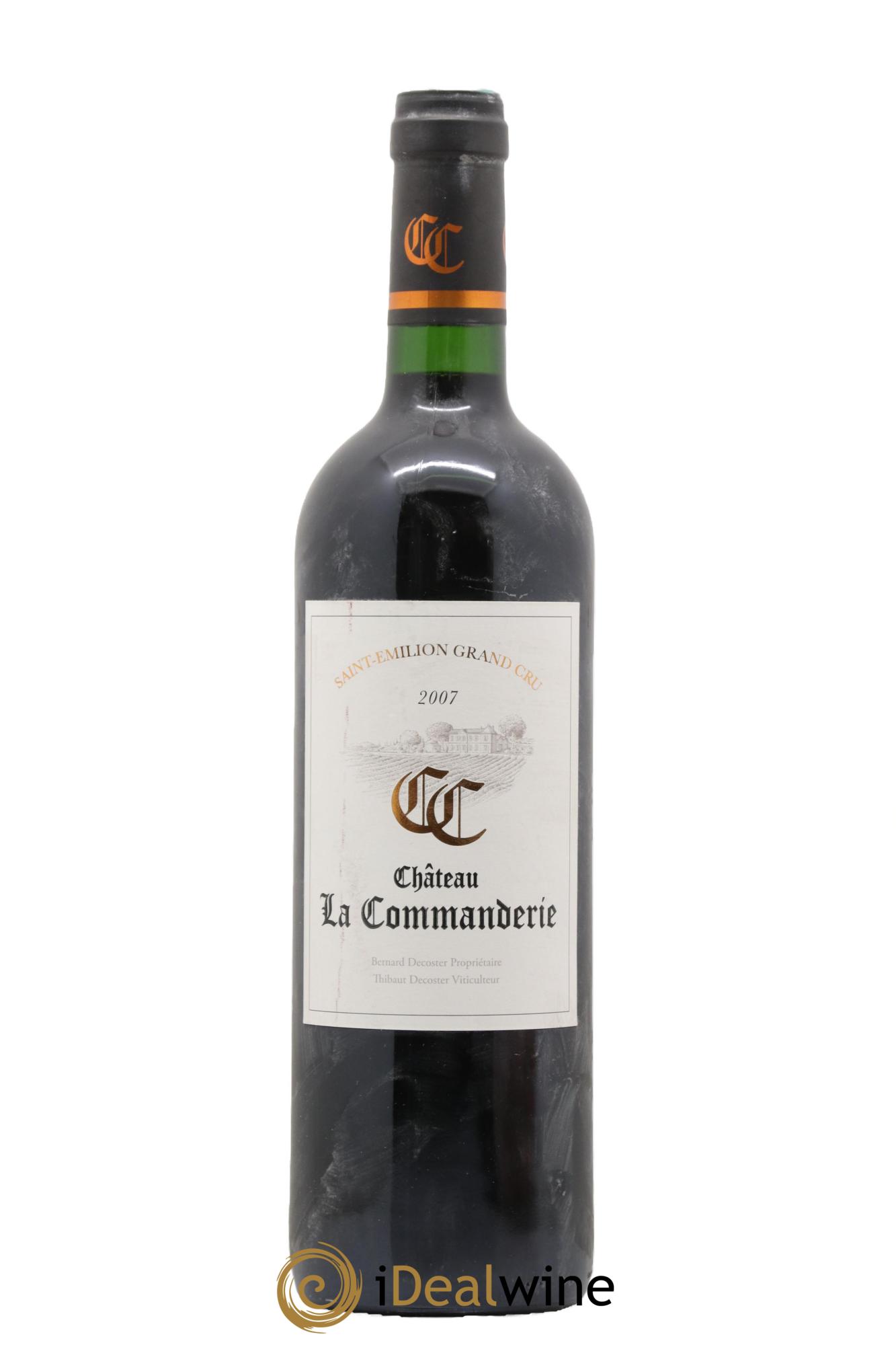 Château la Commanderie 2007 - Lot de 1 bouteille - 0