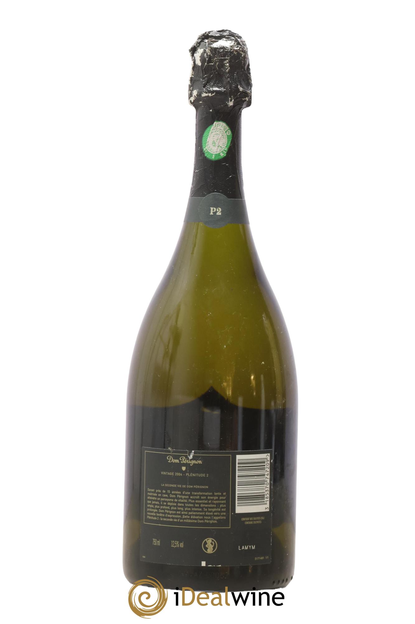 2eme Plénitude (P2) Dom Pérignon 2004 - Posten von 1 Flasche - 1