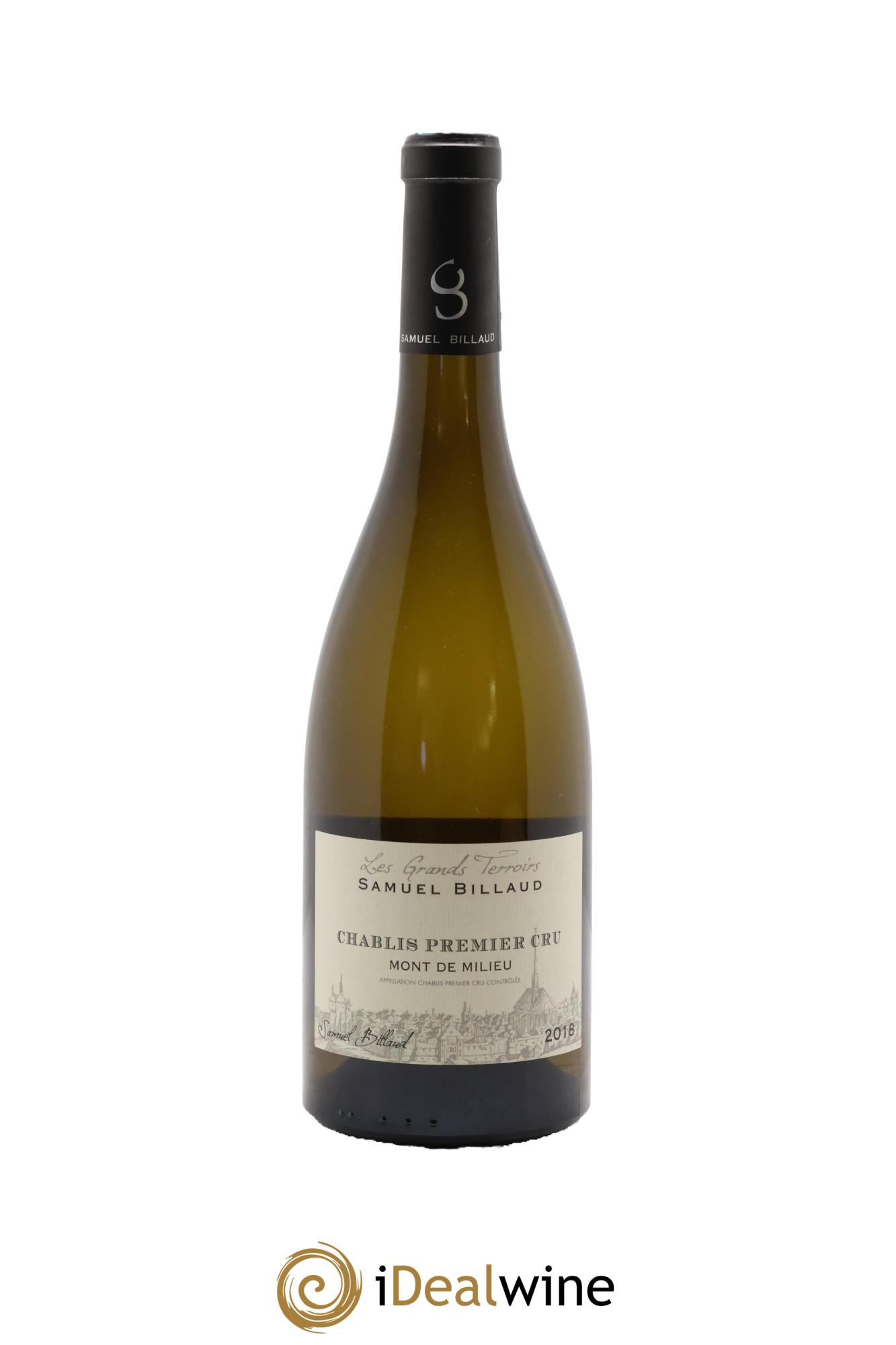 Chablis 1er Cru Mont du Milieu Samuel Billaud 2018 - Lot of 1 bottle - 0