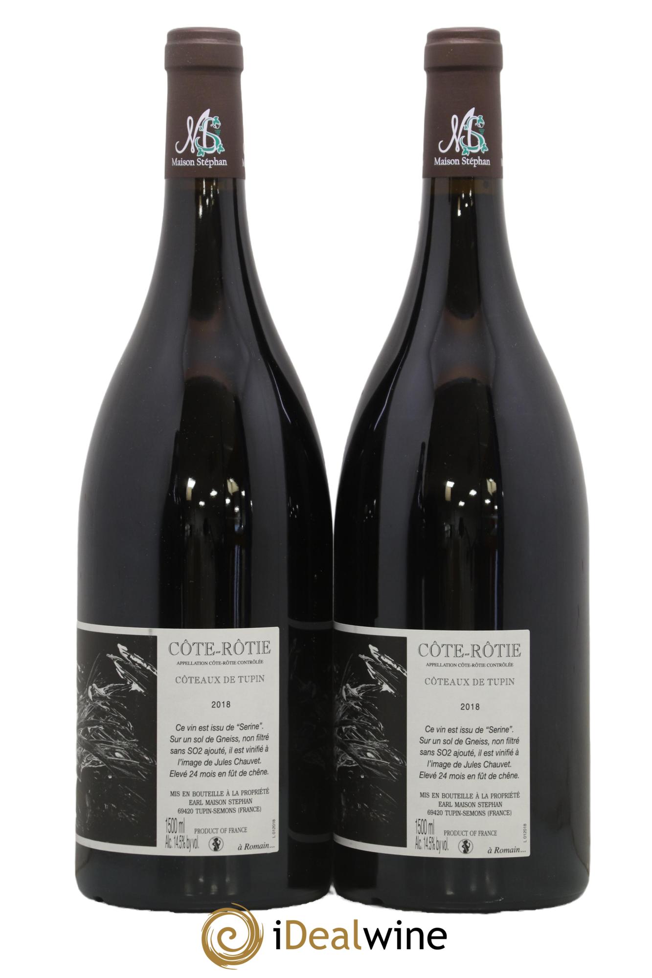 Côte-Rôtie Coteaux de Tupin Jean-Michel Stephan 2018 - Lot de 2 magnums - 1