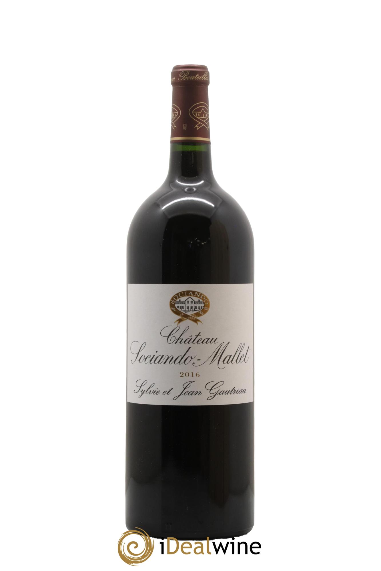 Château Sociando Mallet 2016 - Lotto di 1 magnum - 1