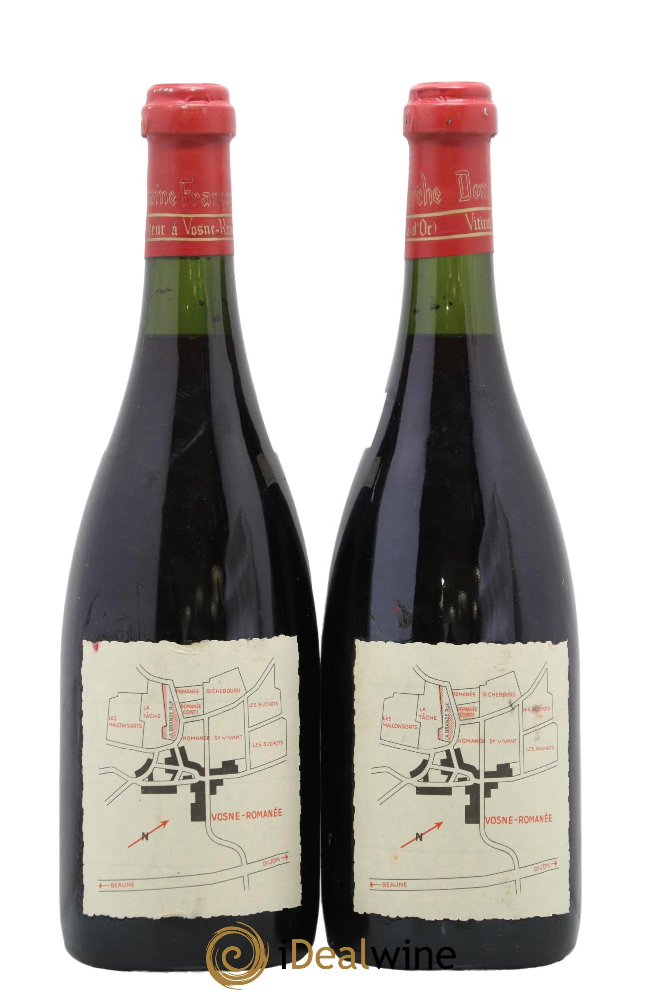 Vosne-Romanée-La Grande Rue Tête de Cuvée Grand Cru Lamarche (Domaine)  1985 - Lot of 2 bottles - 1