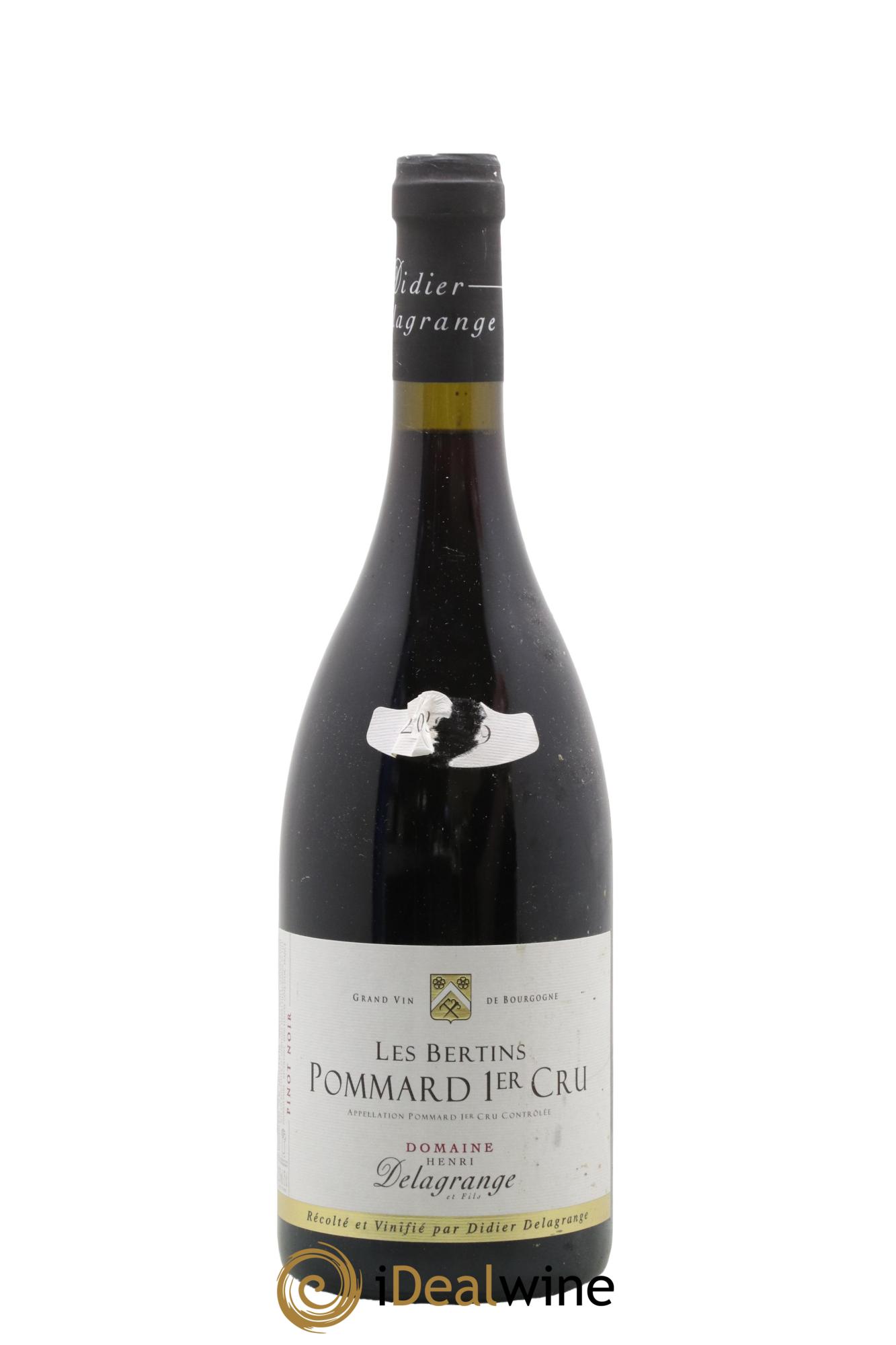 Pommard 1er Cru Les Bertins Delagrange 2009 - Lot de 1 bouteille - 0