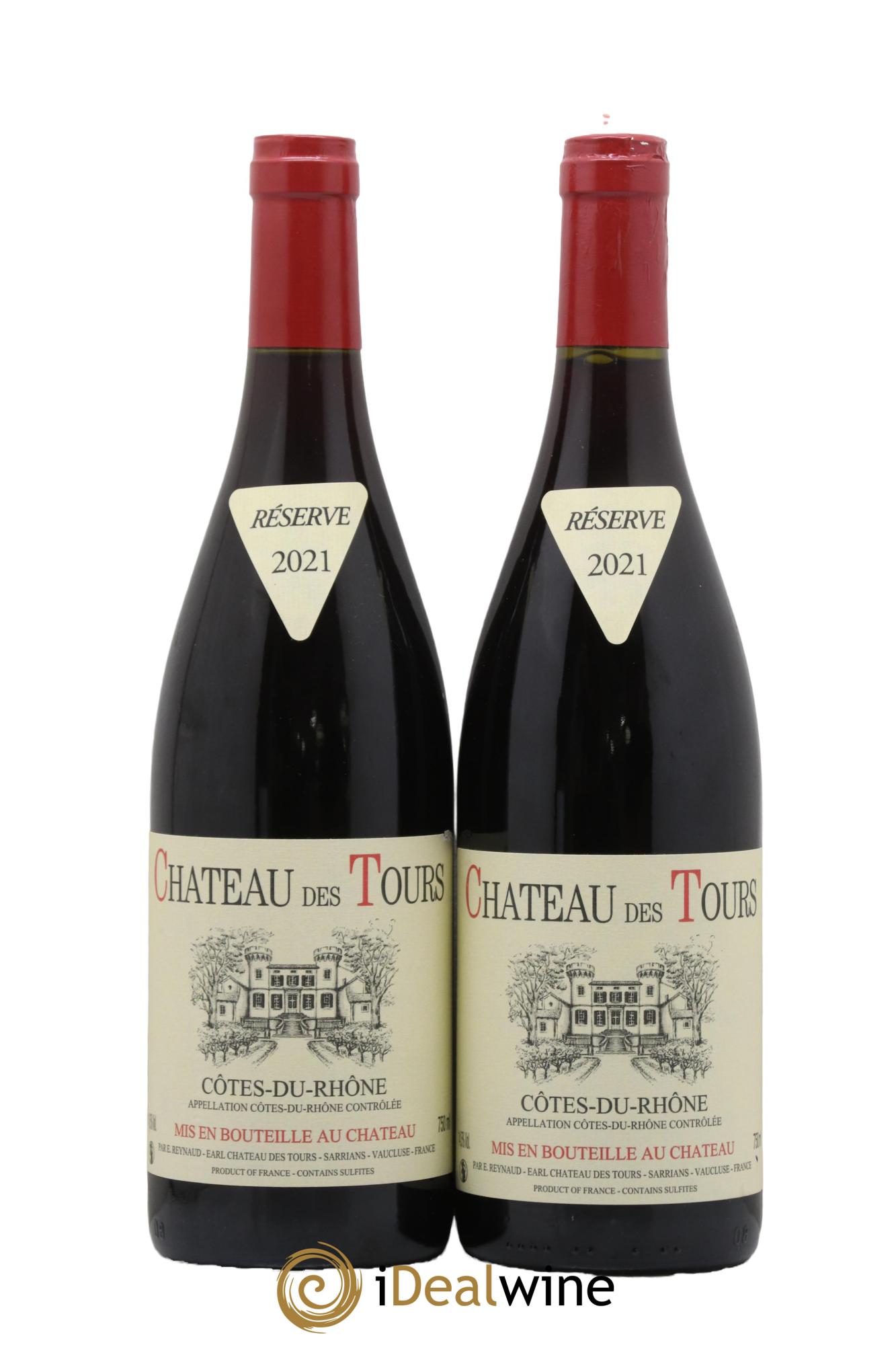 Côtes-du-Rhône Château des Tours Emmanuel Reynaud 2021 - Lot of 2 bottles - 0