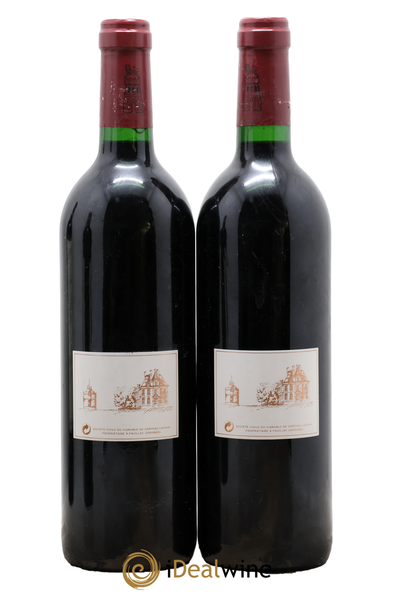 Château Latour 1er Grand Cru Classé 1996 - Lot de 2 bouteilles - 1
