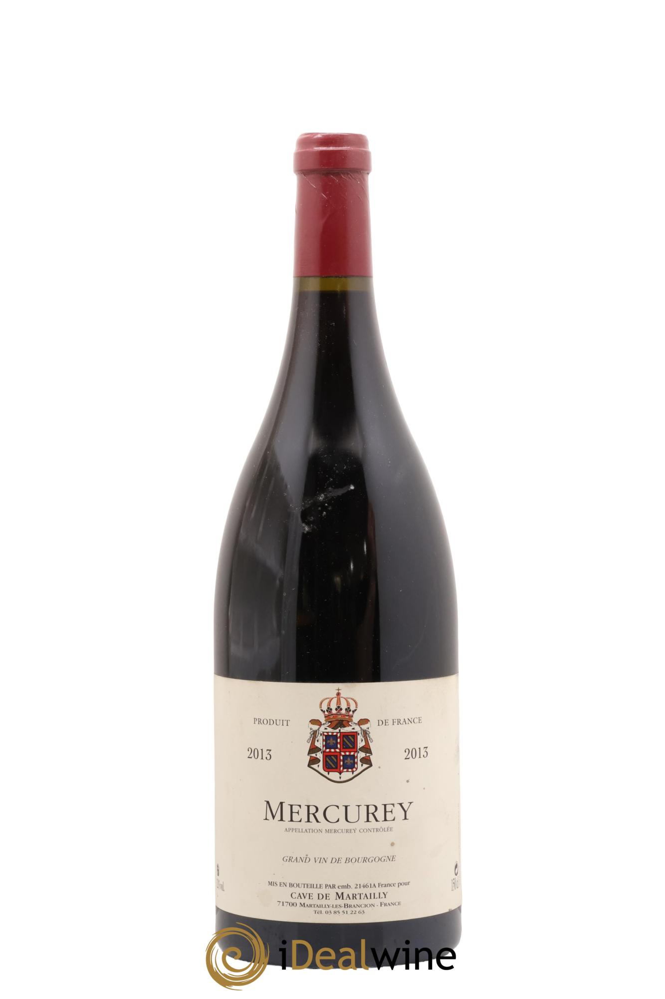 Mercurey Cave de Martilly Magnum Rouge 2013 - Lot of 1 magnum - 0