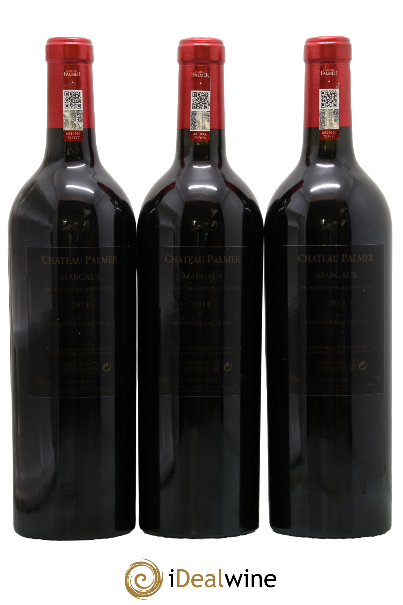 Château Palmer 3ème Grand Cru Classé 2018 - Lot de 3 bouteilles - 1