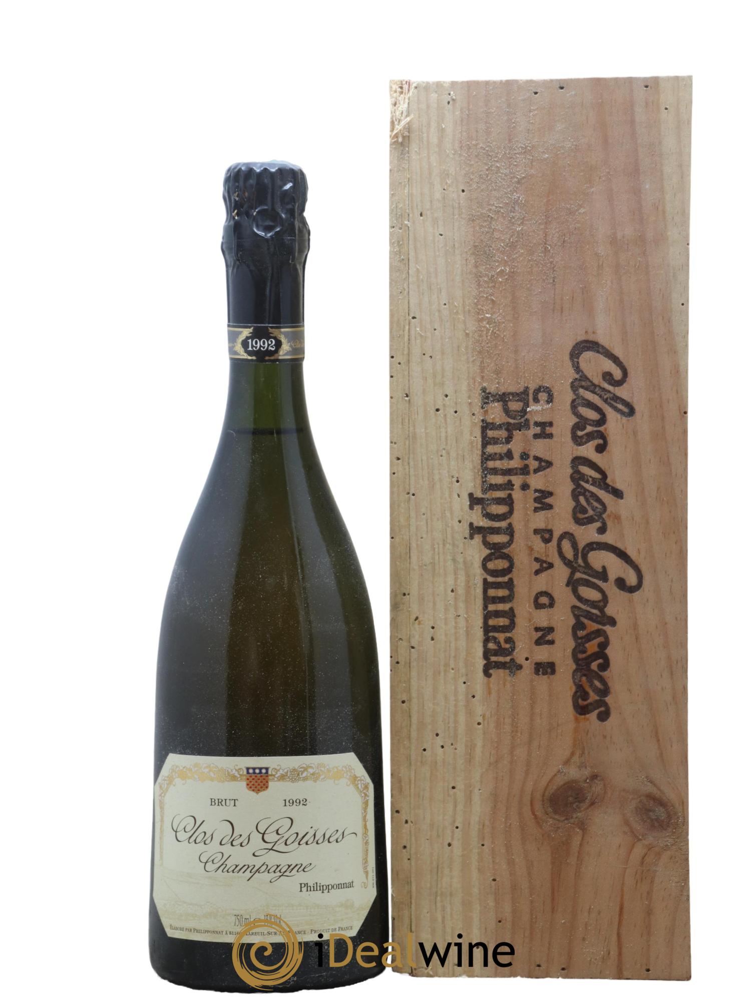 Clos des Goisses Philipponnat 1992 - Lot de 1 bouteille - 1