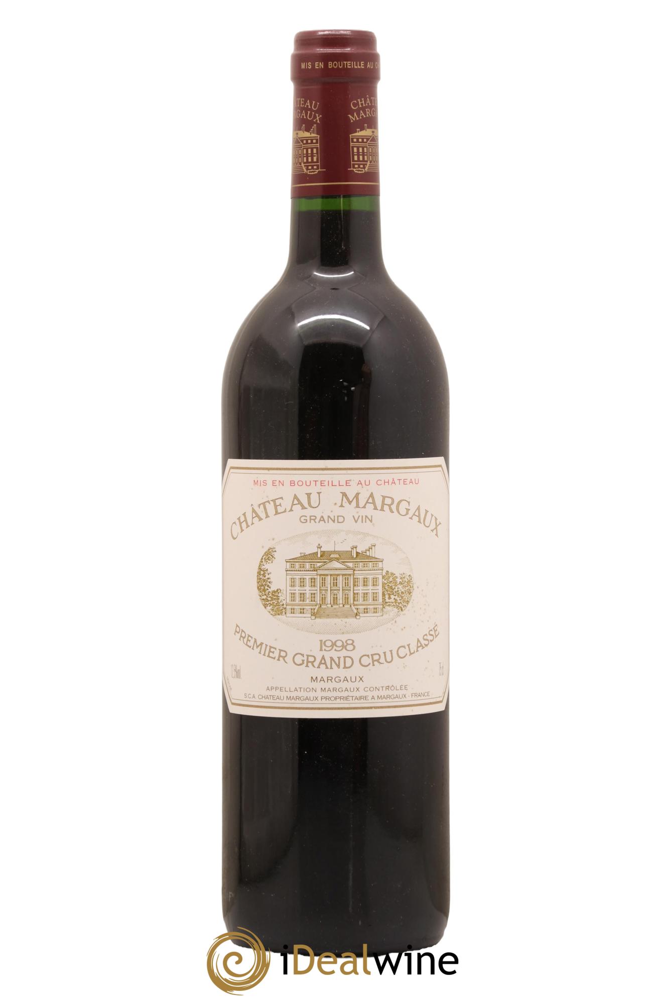 Château Margaux 1er Grand Cru Classé 1998 - Lot of 1 bottle - 0