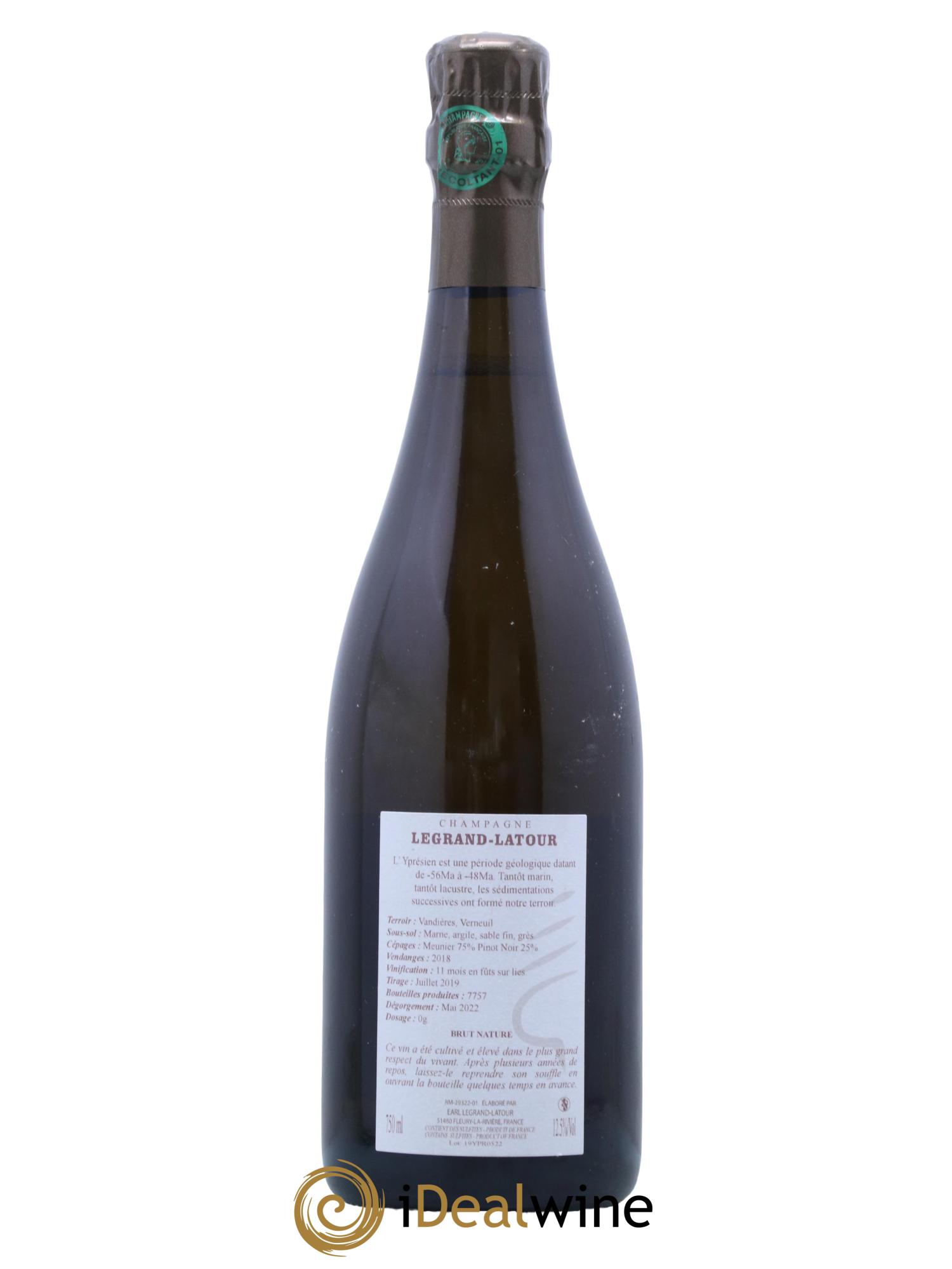 Yprésien Legrand Latour 2018 - Lot de 1 bouteille - 1