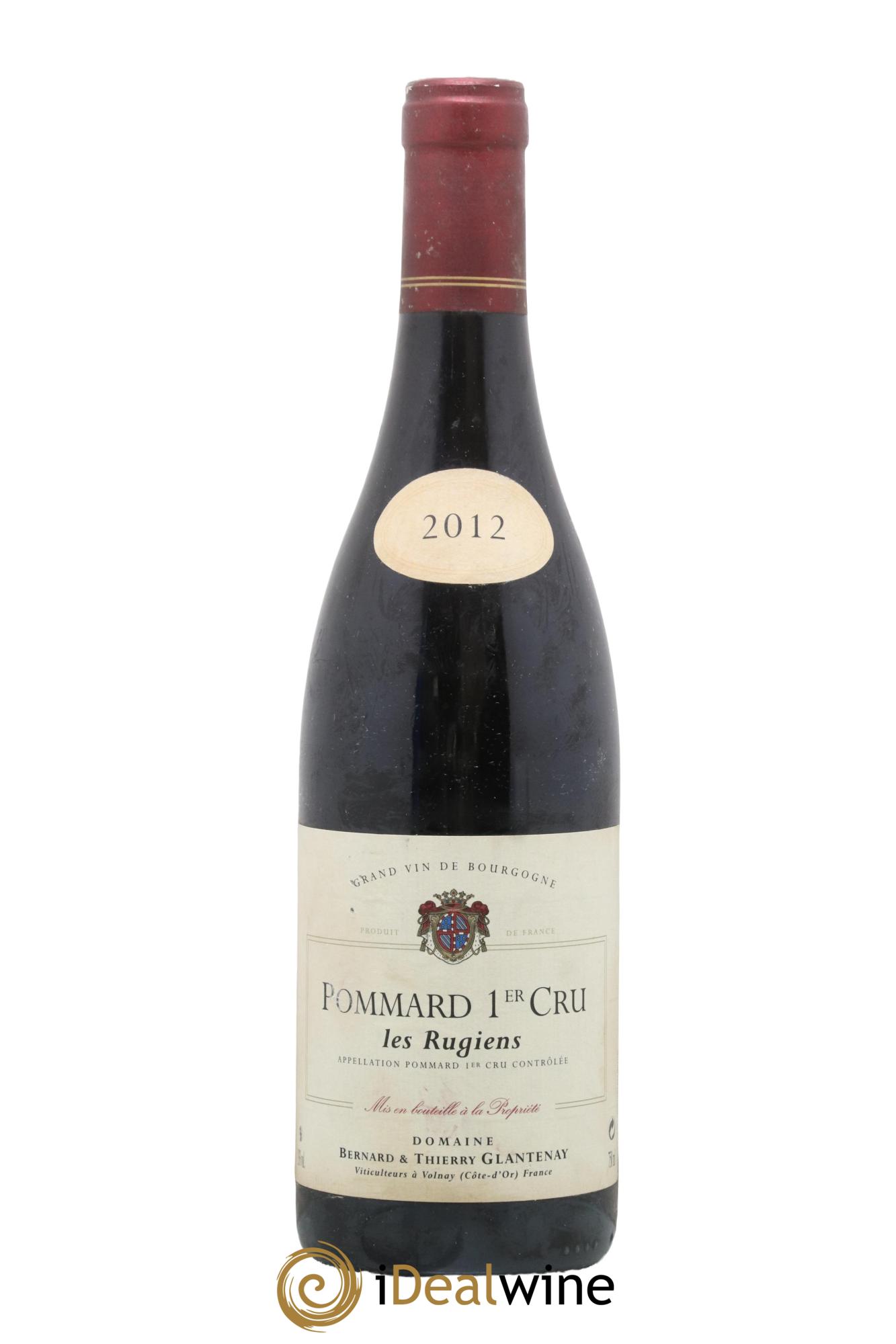 Pommard 1er Cru Les Rugiens Domaine Glantenay 2012 - Lot de 1 bouteille - 0