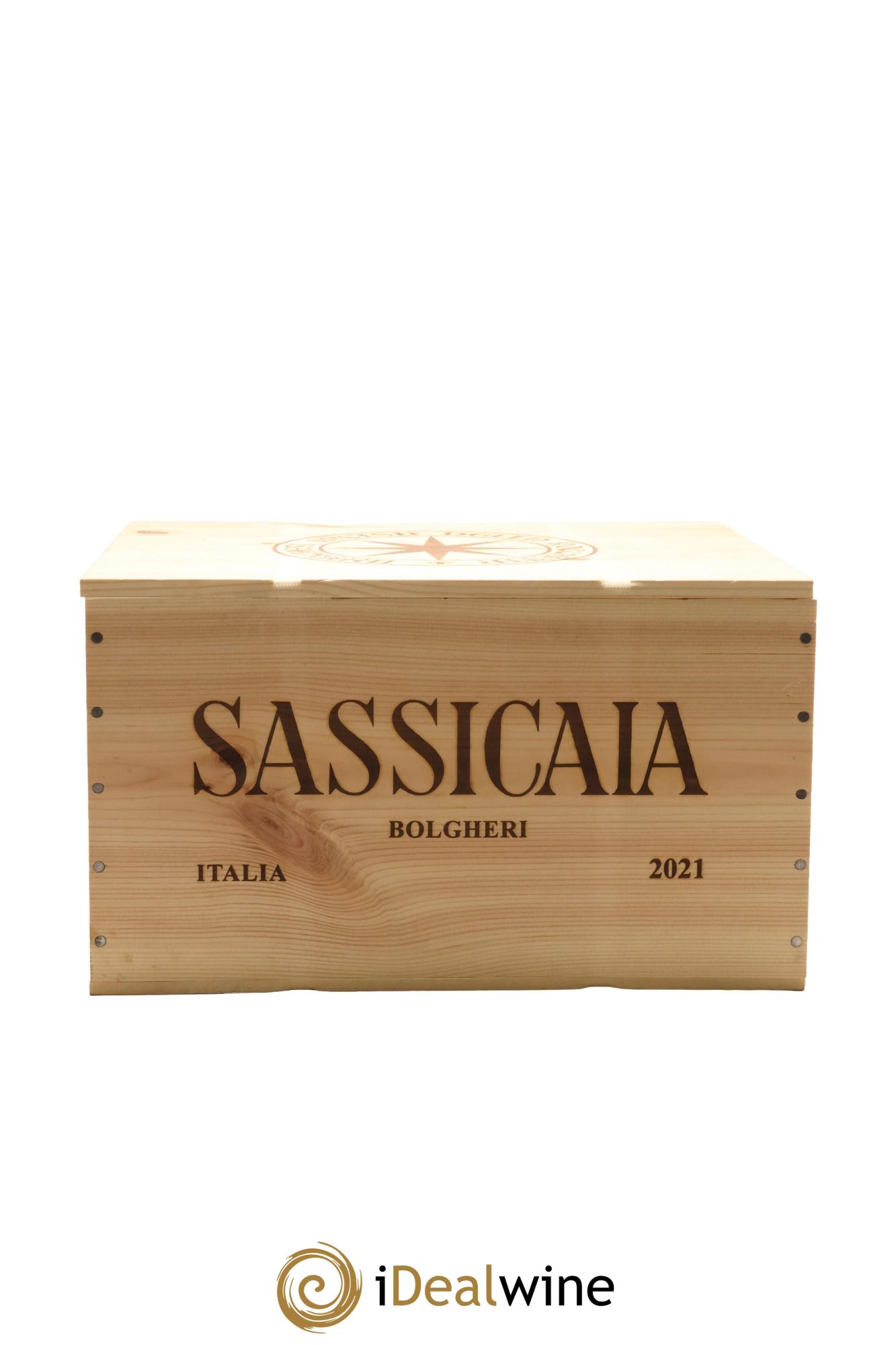Bolgheri DOC Sassicaia Tenuta San Guido 2021 - Posten von 6 Flaschen - 6