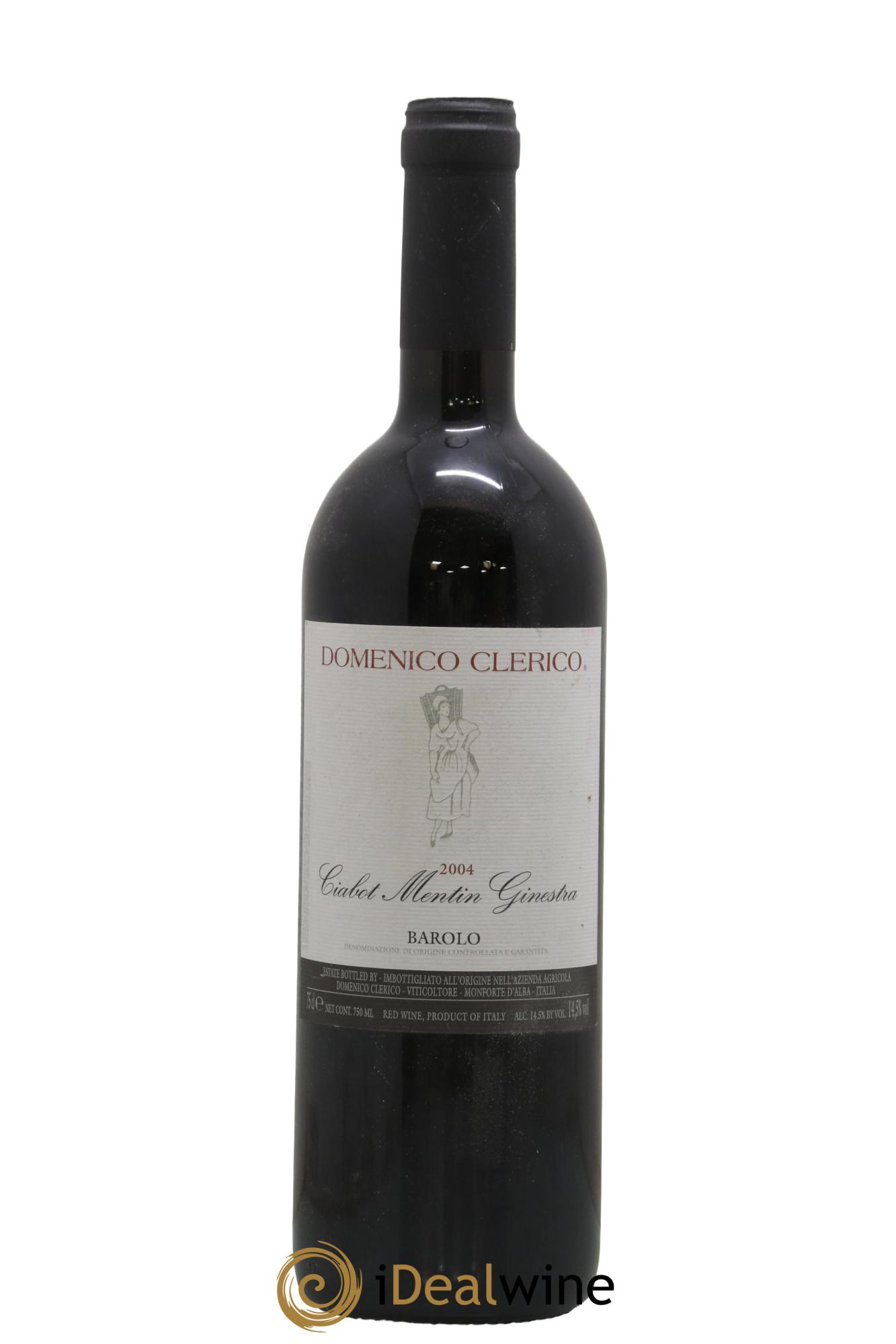 Barolo DOCG Ciabot Mentin Ginestra Domenico Clerico 2004 - Lot of 1 bottle - 0