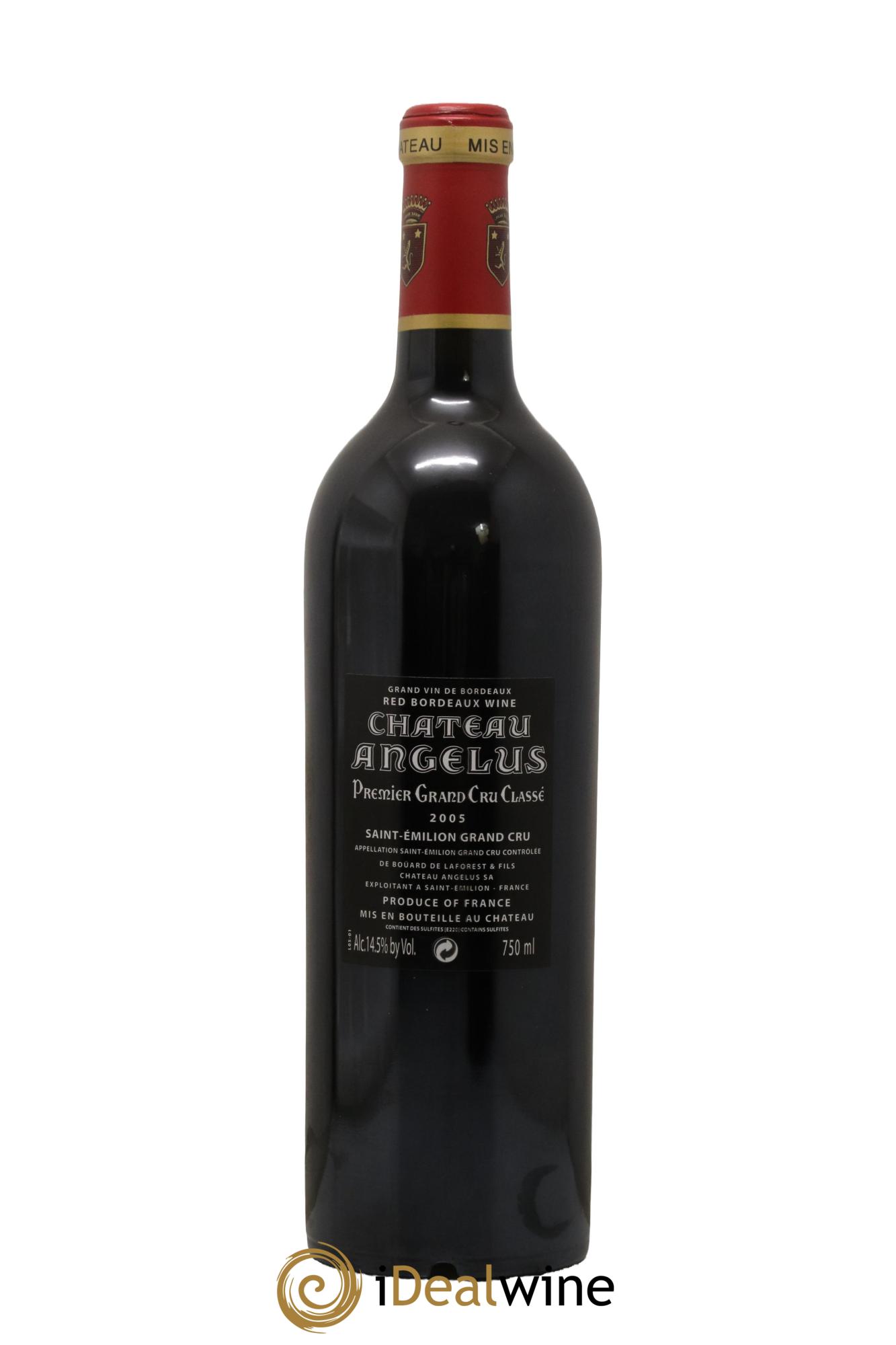Château Angélus 1er Grand Cru Classé A 2005 - Lot de 1 bouteille - 1