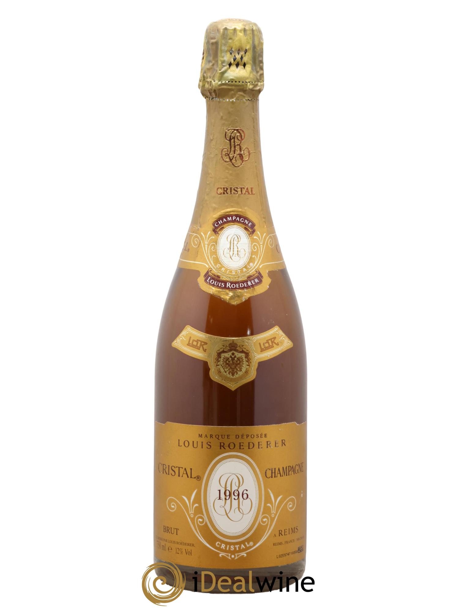 Cristal Louis Roederer 1996 - Lot de 1 bouteille - 0