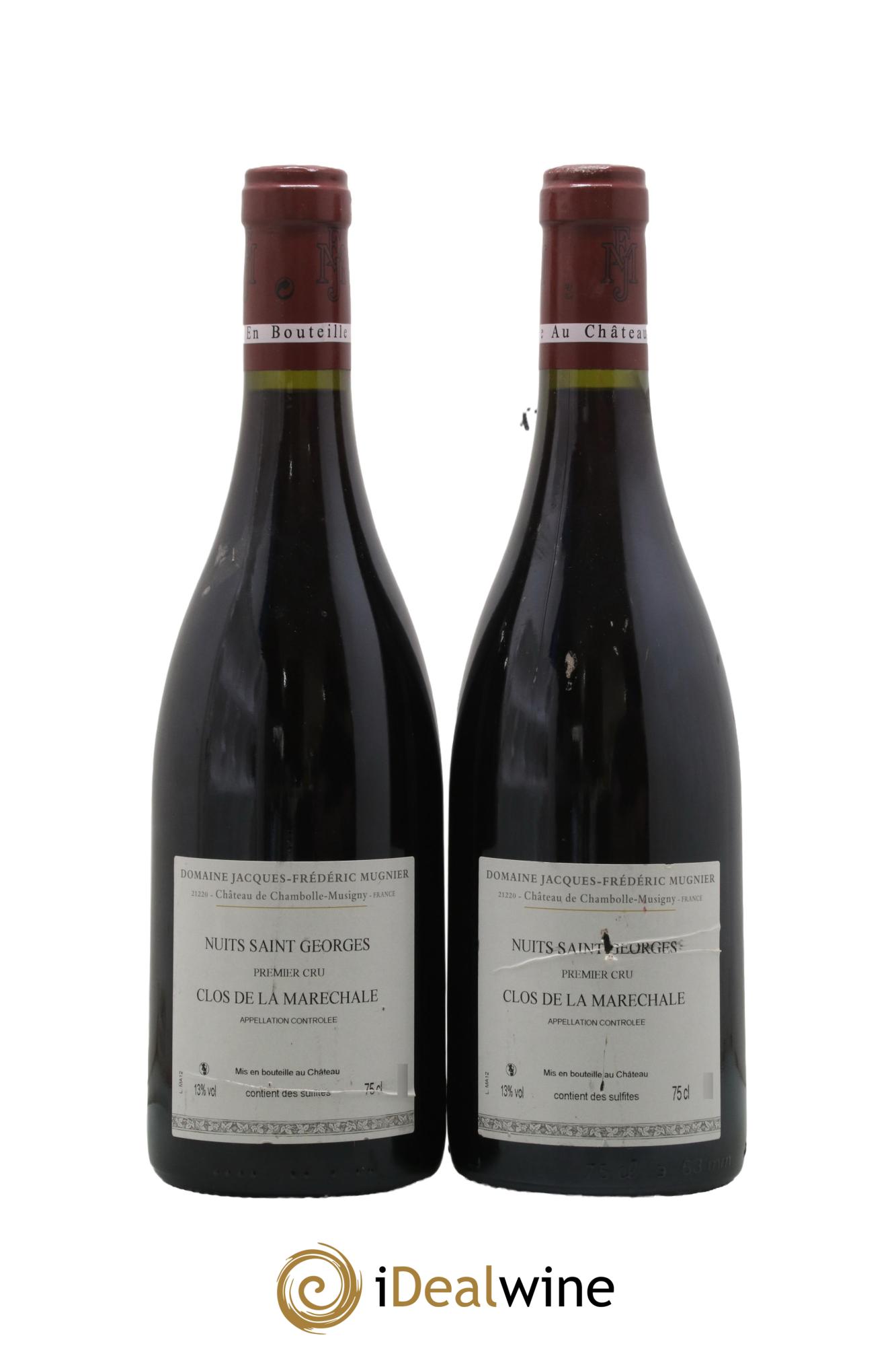 Nuits-Saint-Georges 1er Cru Clos de La Maréchale Jacques-Frédéric Mugnier 2012 - Posten von 2 Flaschen - 1
