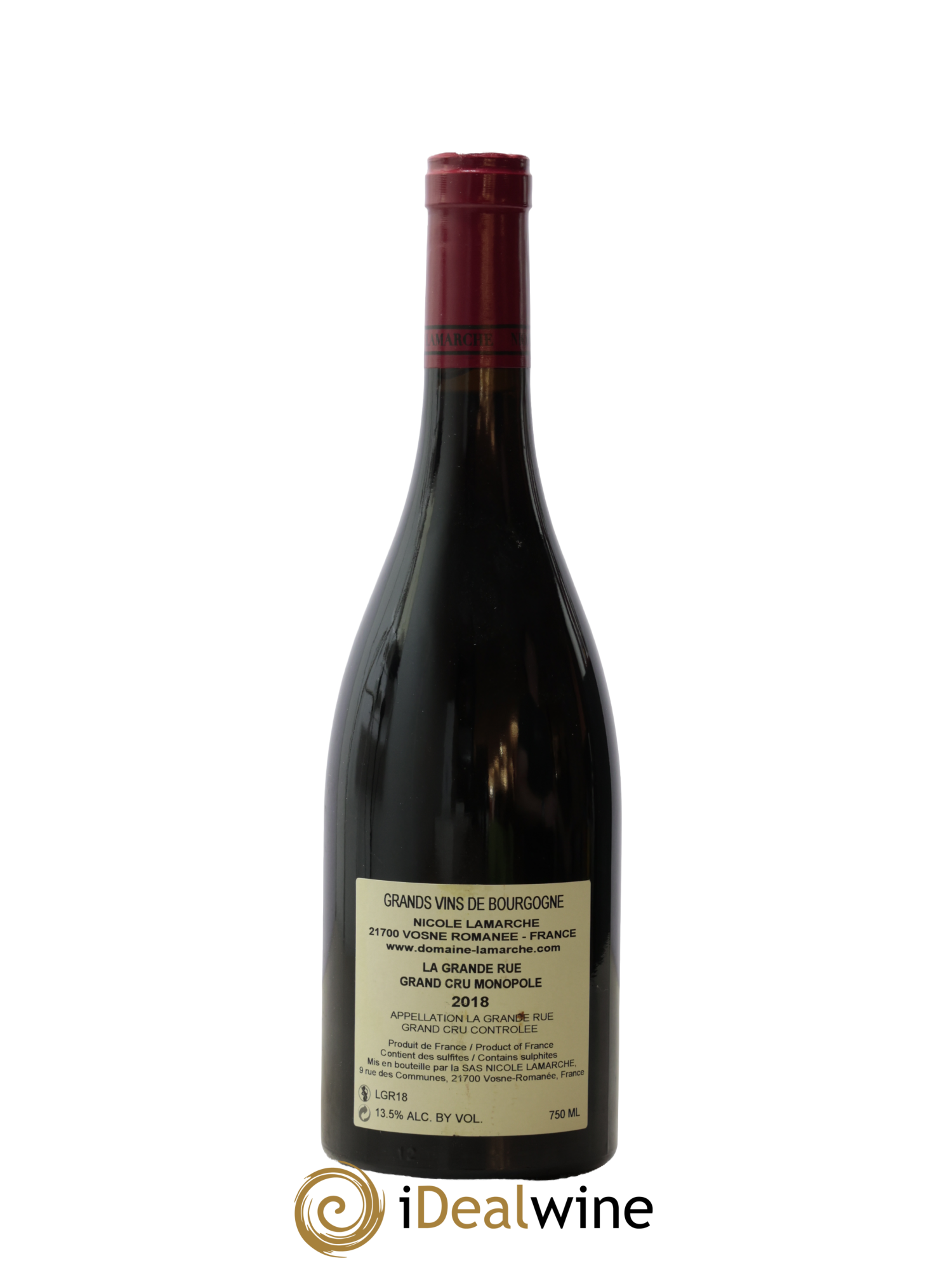 La Grande Rue Grand Cru Lamarche (Domaine) 2018 - Lot de 1 bouteille - 1
