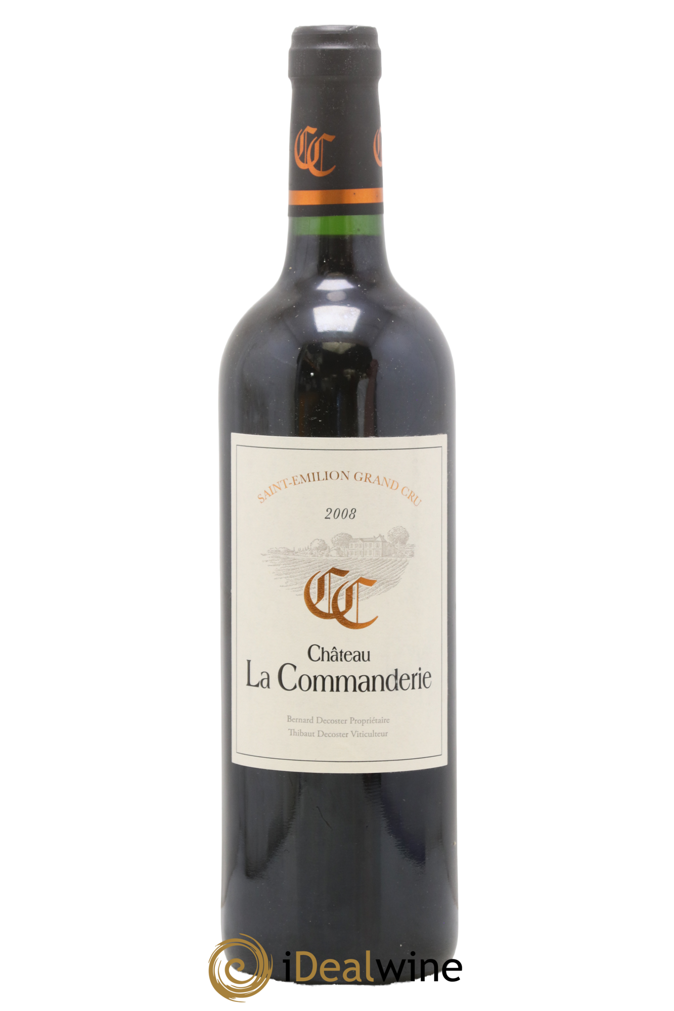 Château la Commanderie Grand Cru Classé 2008 - Lot of 1 bottle - 0